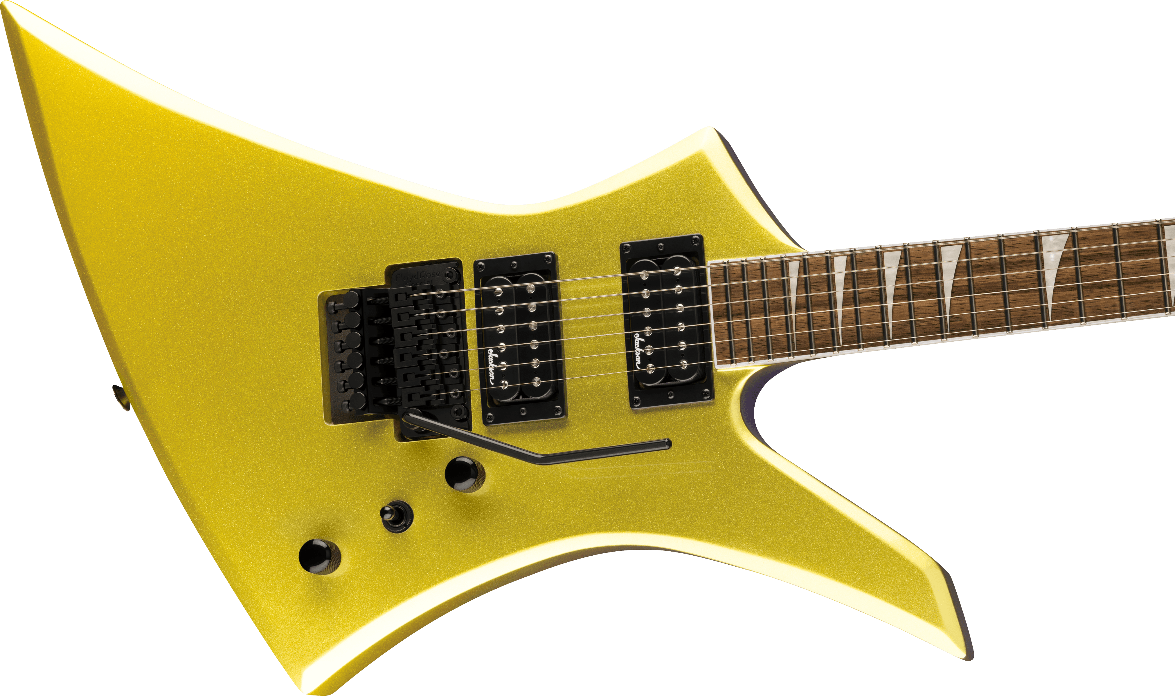 Jackson Kelly Kex X-series Trem Fr Hh Lau - Lime Green Metallic - E-Gitarre aus Metall - Variation 2