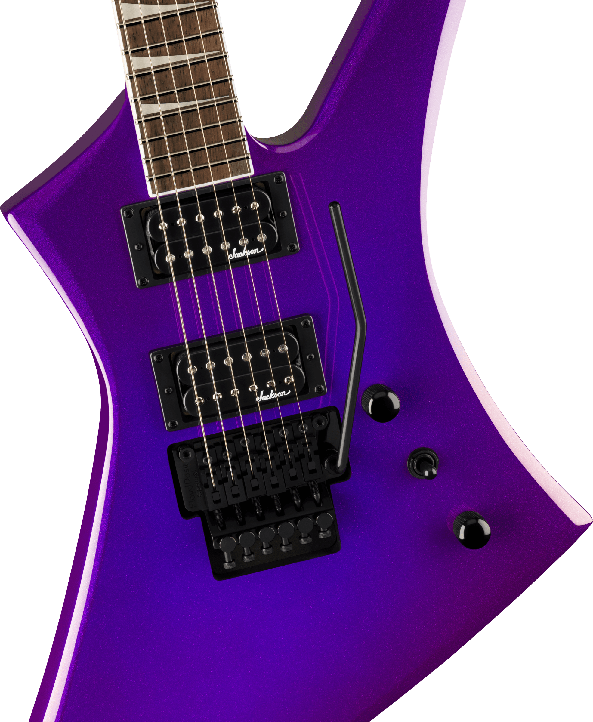 Jackson Kelly Kex X-series Trem Fr Hh Lau - Deep Purple Metallic - E-Gitarre aus Metall - Variation 2