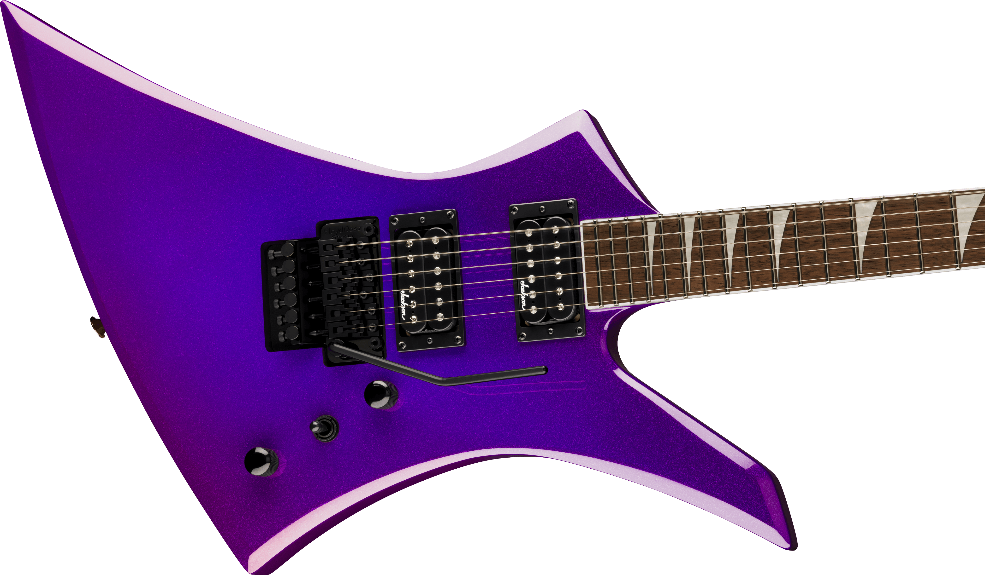 Jackson Kelly Kex X-series Trem Fr Hh Lau - Deep Purple Metallic - E-Gitarre aus Metall - Variation 3