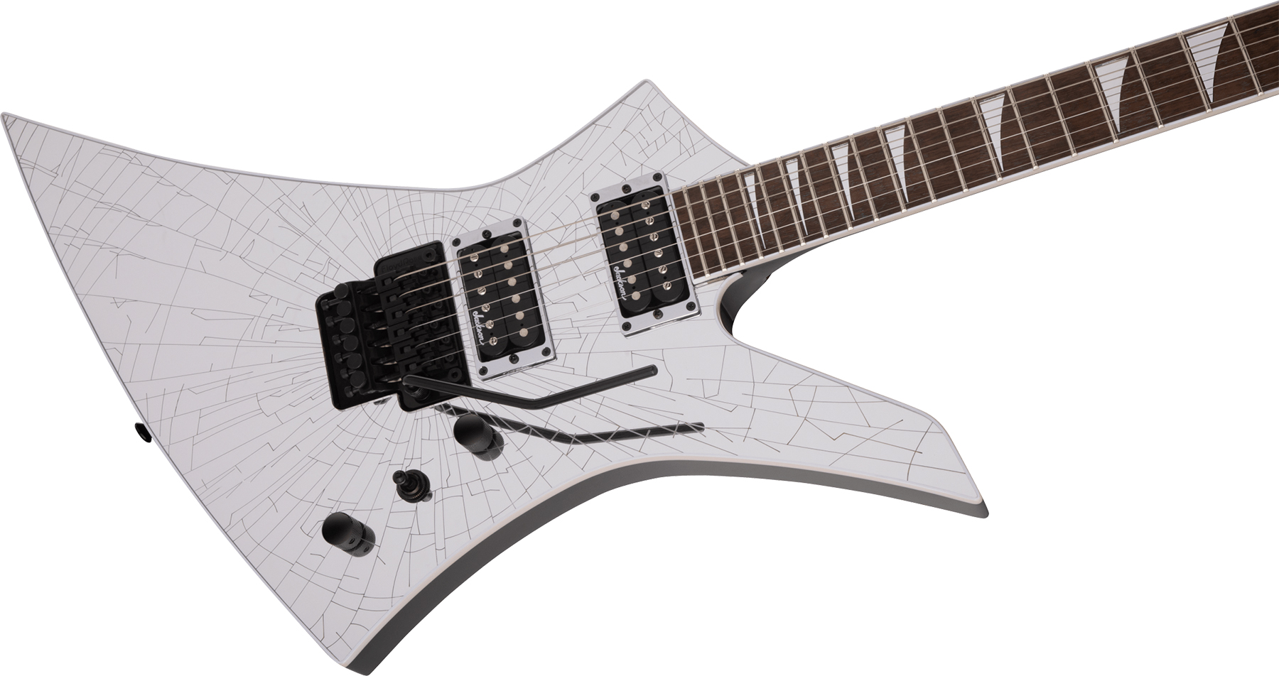 Jackson Kelly Kexs 2h Fr Lau - Shattered Mirror - E-Gitarre aus Metall - Variation 2