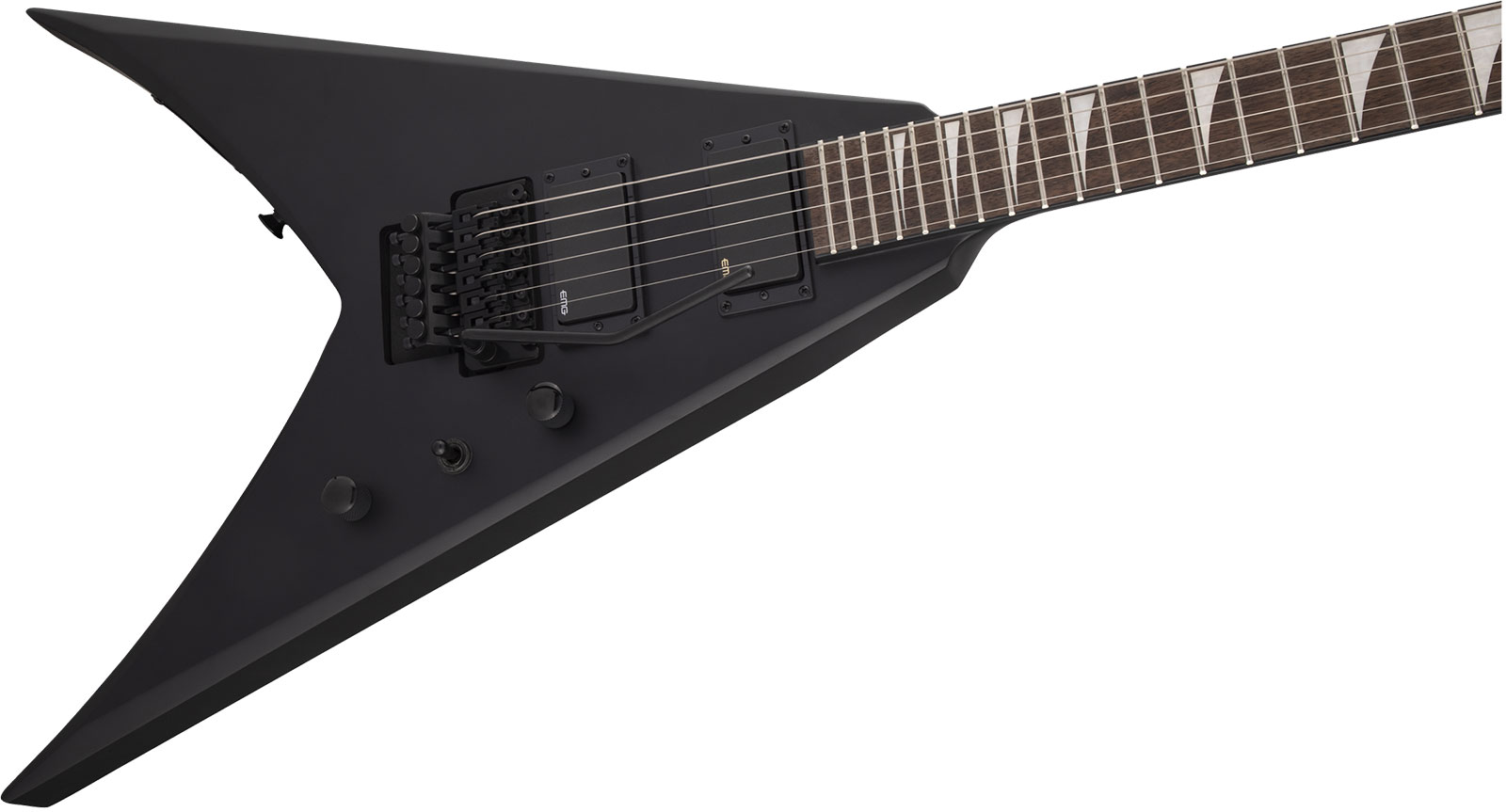 Jackson King V Kvxmg 2h Fr Lau - Satin Black - E-Gitarre aus Metall - Variation 2