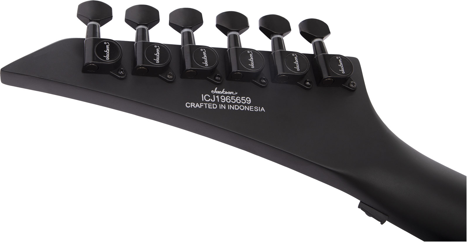 Jackson King V Kvxmg 2h Fr Lau - Satin Black - E-Gitarre aus Metall - Variation 3