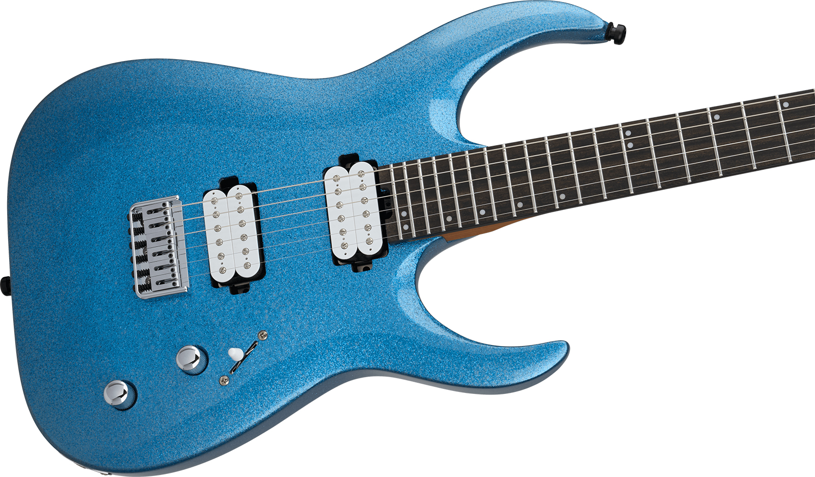 Jackson Misha Mansoor Juggernaut Ht6 Signature 2h Ht Eb - Blue Sparkle - E-Gitarre in Str-Form - Variation 2