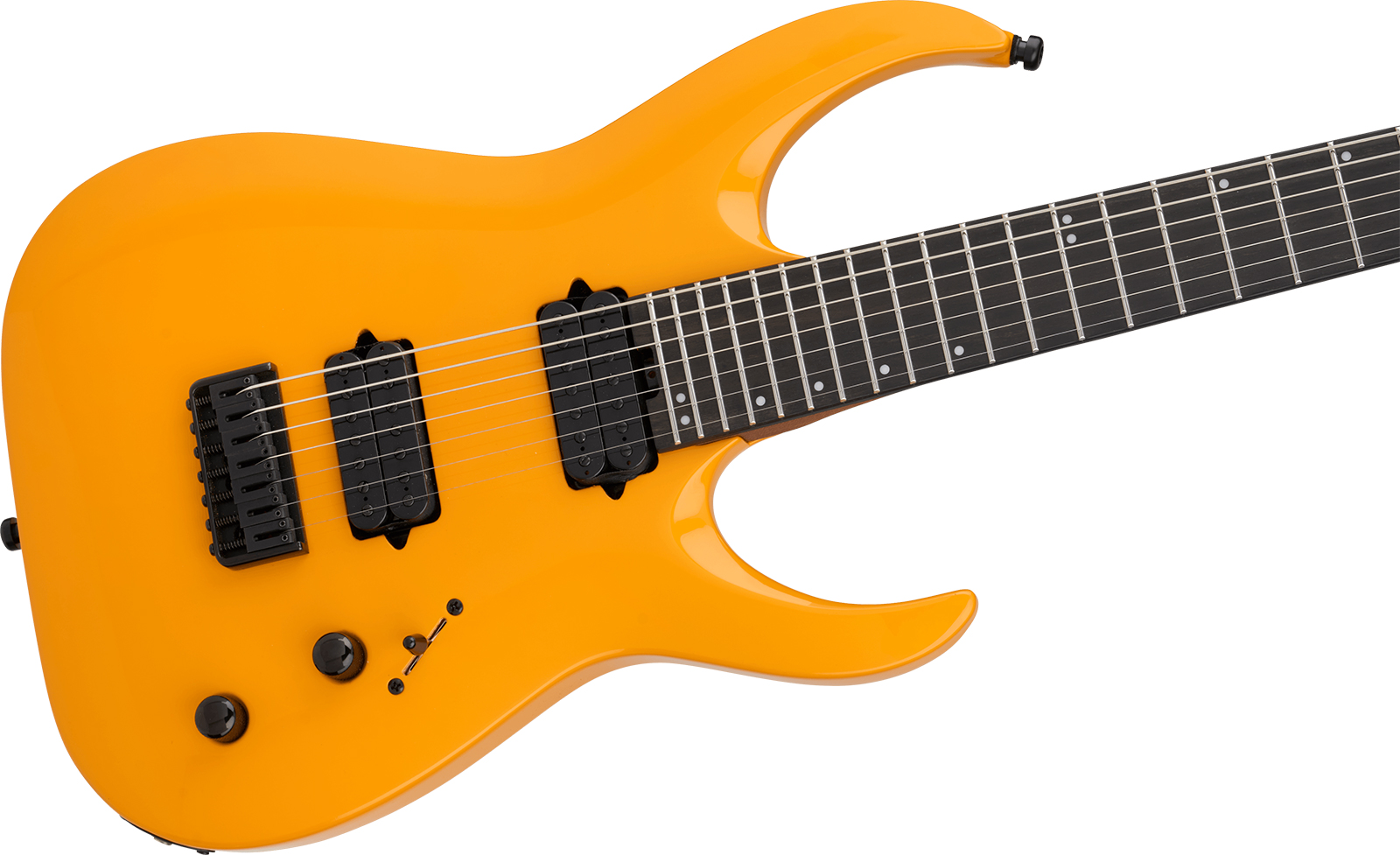Jackson Misha Mansoor Juggernaut Ht7 Pro Signature 7c Baryton 2h Ht Eb - Signal Yellow - Bariton E-Gitarre - Variation 2