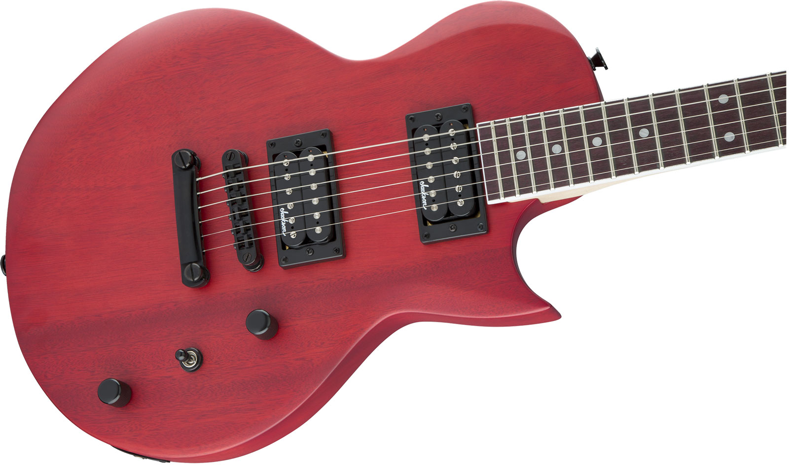 Jackson Monarkh Sc Js22 2h Ht Ama - Red Stain - Single-Cut-E-Gitarre - Variation 2