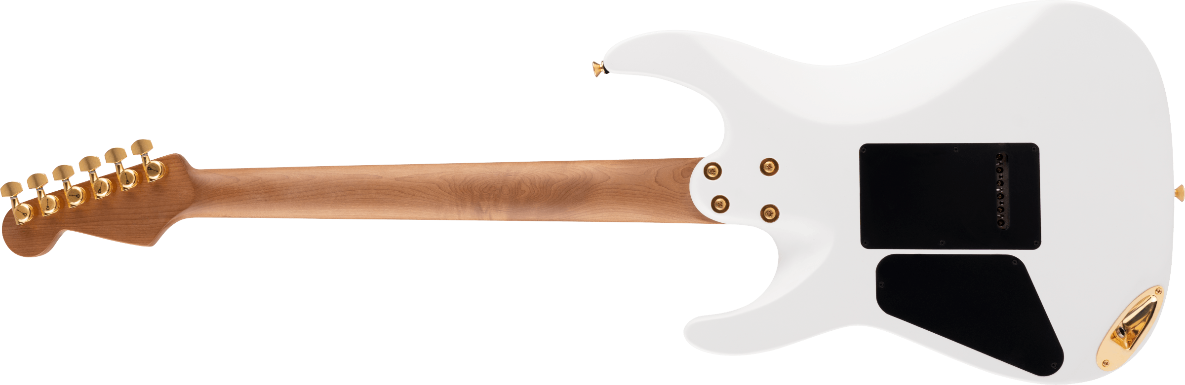 Charvel Dinky Dk24 Hss 2pt Cm Pro-mod Seymour Duncan Trem Mn - Snow White - E-Gitarre in Str-Form - Variation 1
