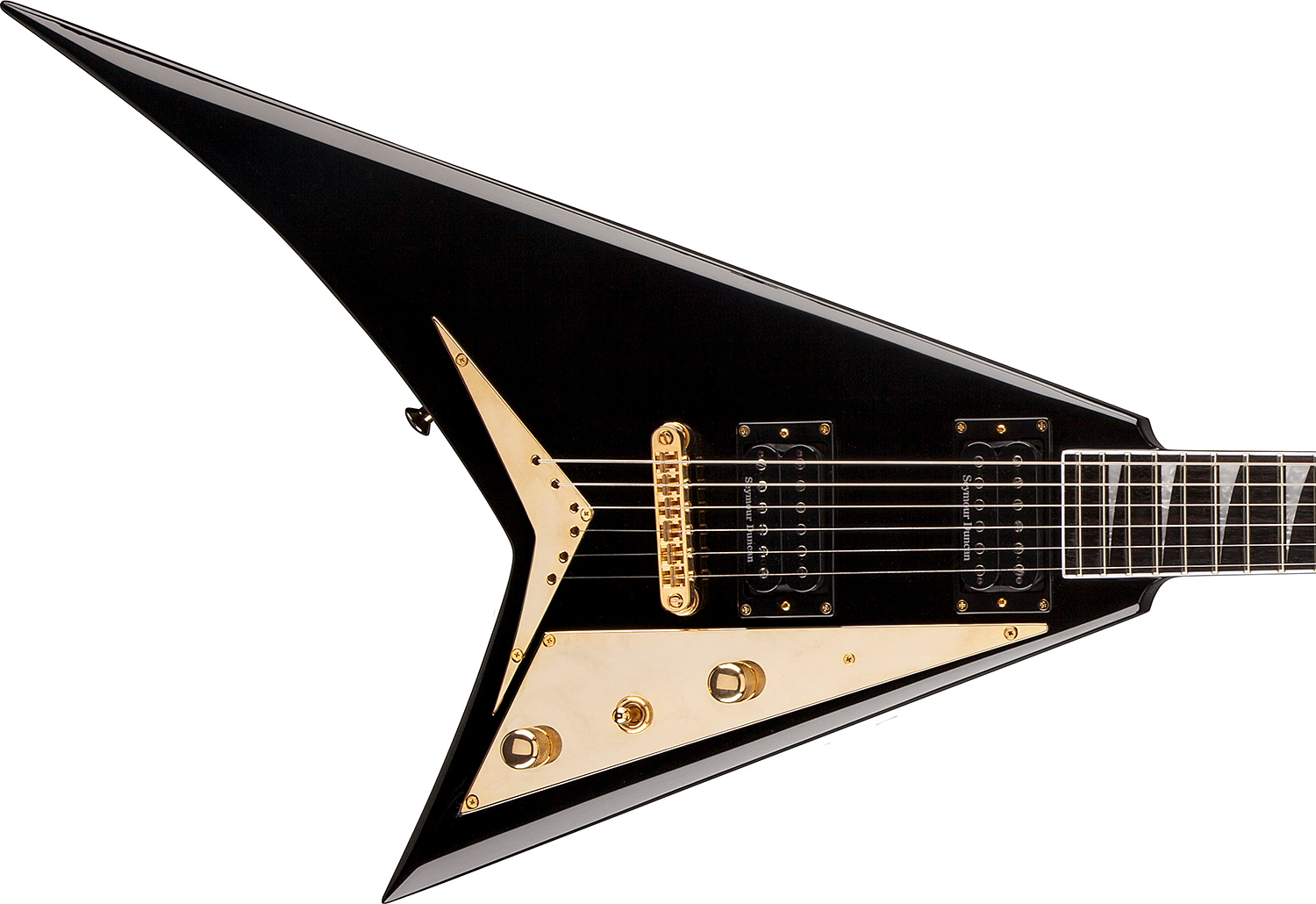 Jackson Rhoads Rrt-5 Pro 2h Seymour Duncan Ht Eb - Black - E-Gitarre aus Metall - Variation 2