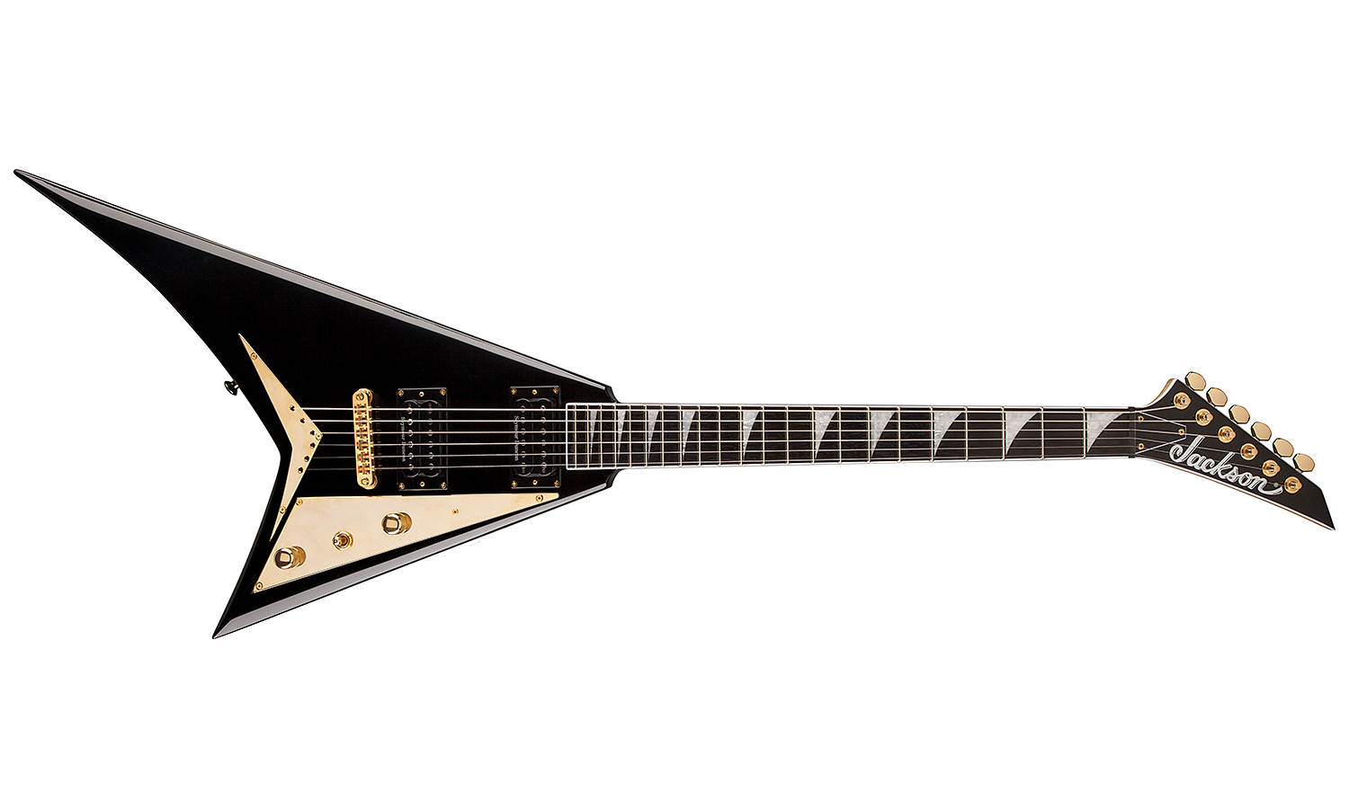 Jackson Rhoads Rrt-5 Pro 2h Seymour Duncan Ht Eb - Black - E-Gitarre aus Metall - Variation 1
