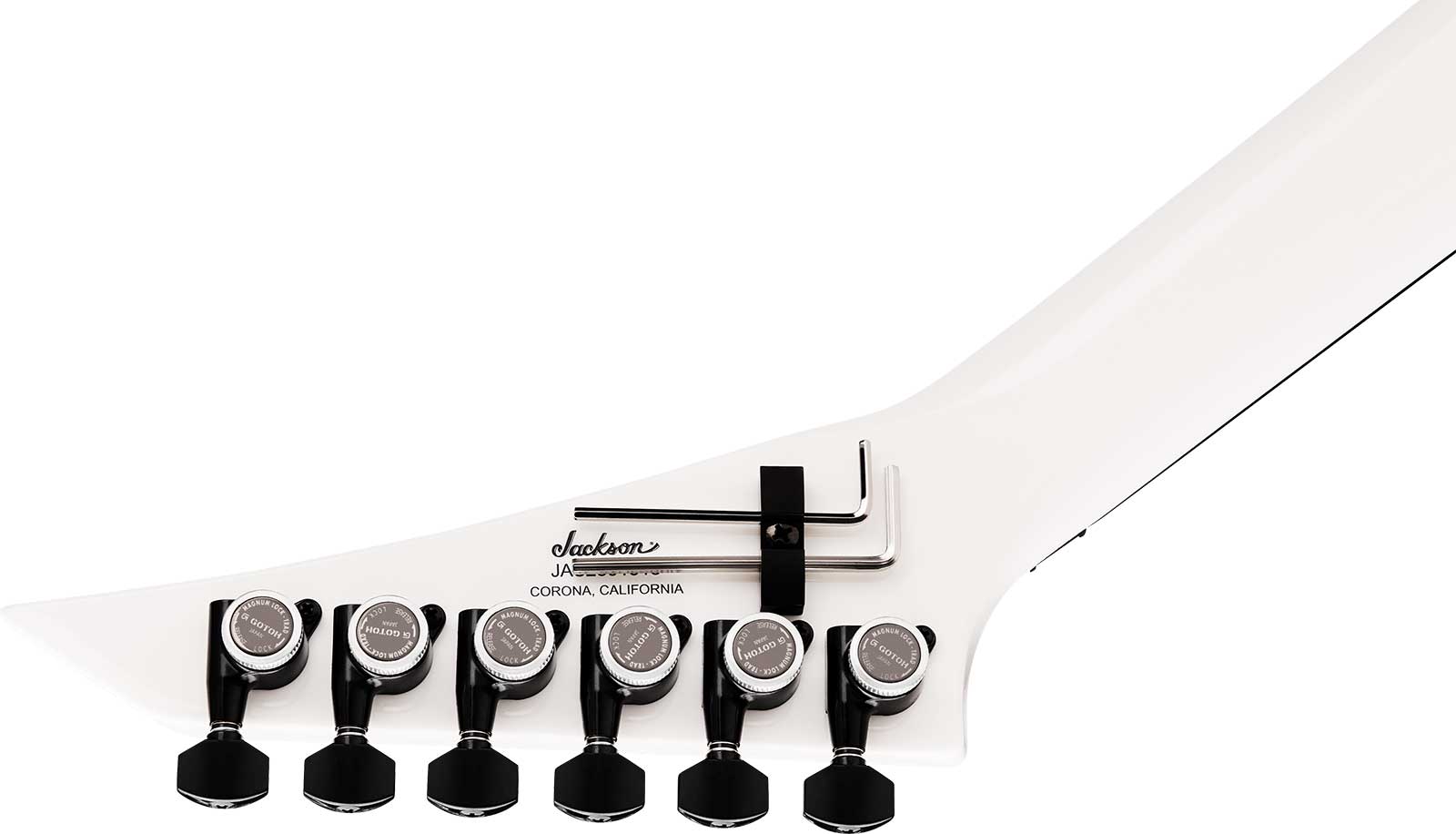Jackson Rhoads Rr24 American 2h Seymour Duncan Fr Eb - Snow White - E-Gitarre aus Metall - Variation 3