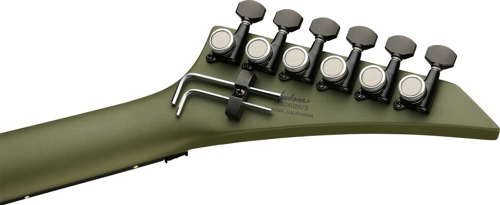 Jackson Rhoads Rr24 American 2h Seymour Duncan Fr Eb - Matte Army Drab - E-Gitarre aus Metall - Variation 3