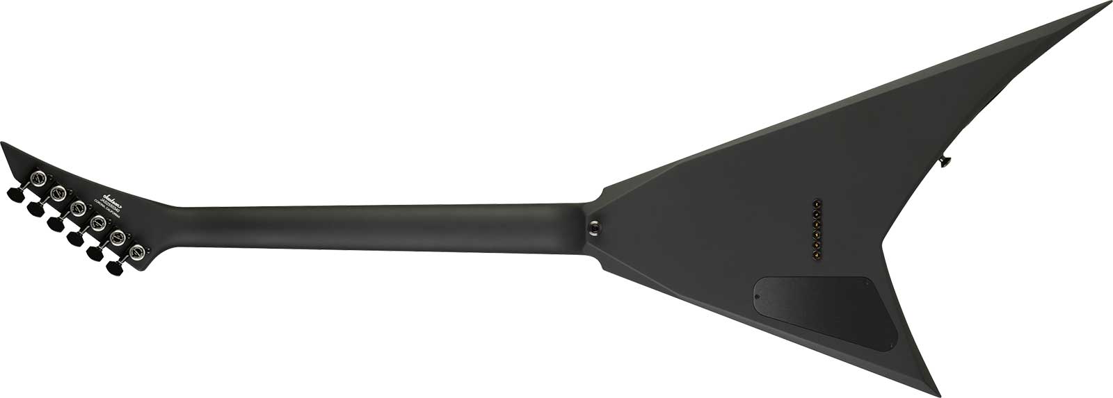 Jackson Rhoads Rr24 Rr24 Ht American 2h Seymour Duncan Ht Eb - Satin Black - E-Gitarre aus Metall - Variation 1
