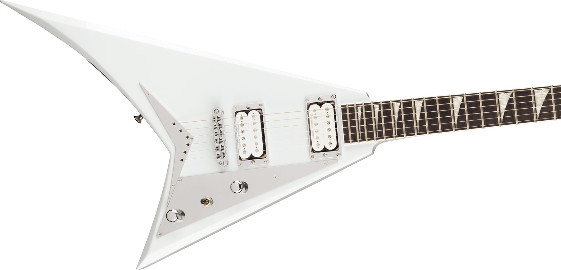 Jackson Rhoads Rrt Mj Jap 2h Seymour Duncan Ht Eb - Snow White - E-Gitarre aus Metall - Variation 2