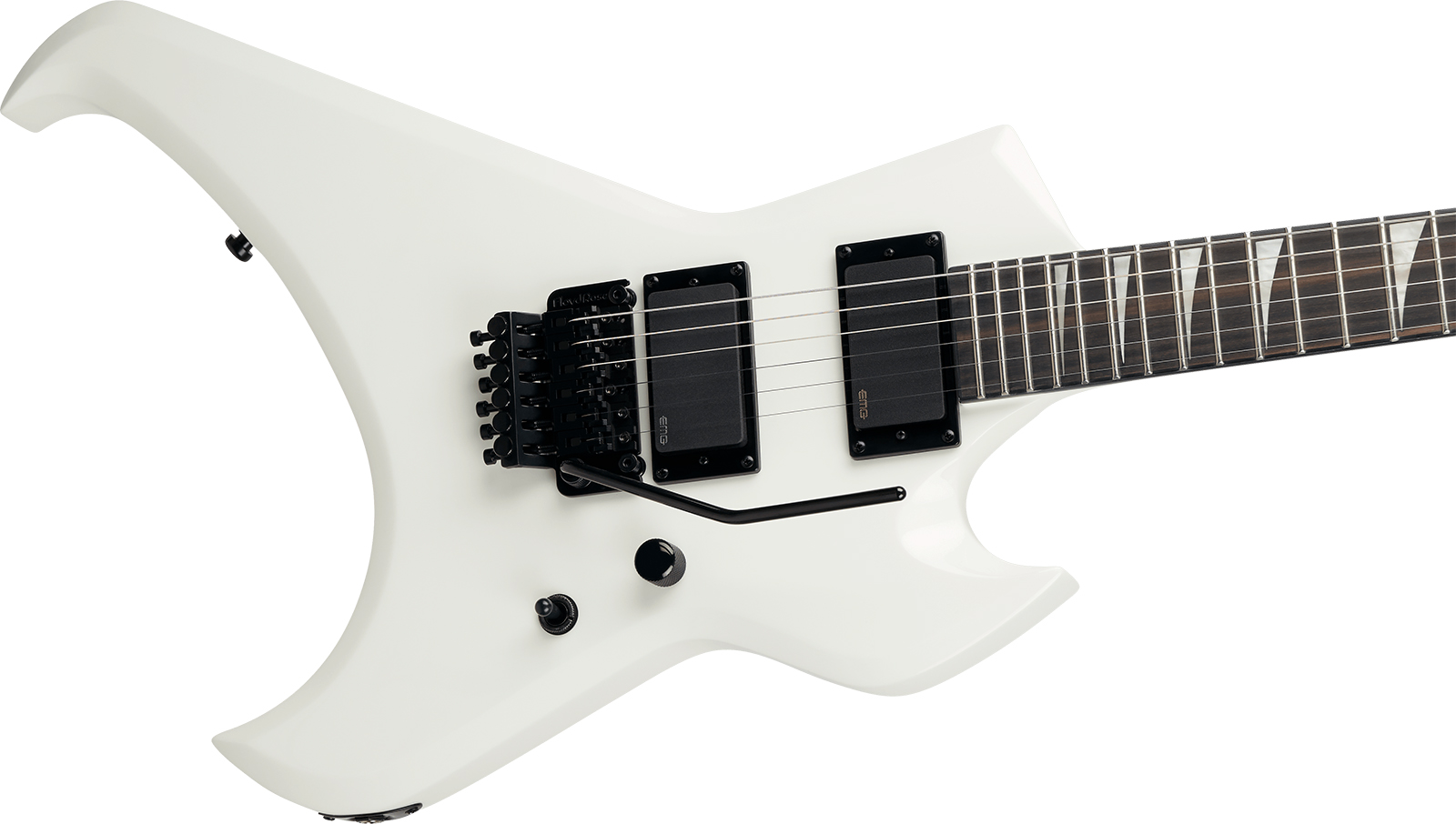 Jackson Rob Cavestany Death Angel Pro 2h Emg Fr Eb - Snow White - E-Gitarre aus Metall - Variation 2