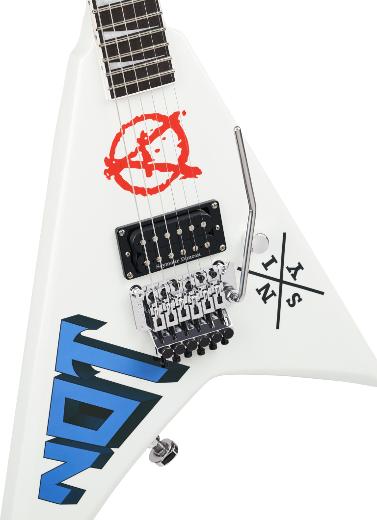 Jackson Rr-22 Legend Series Rhoads Scott Ian Signature Ltd Edition Fr 1h Eb - Pearl White - E-Gitarre aus Metall - Variation 4