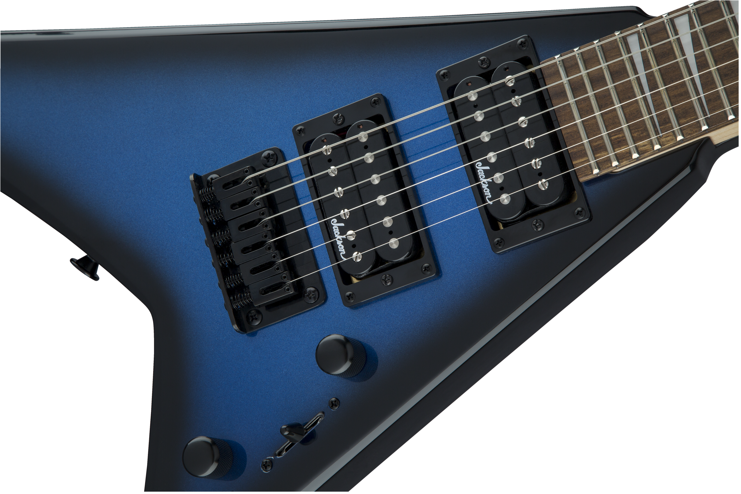 Jackson Rr Minion Js1x - Metallic Blue Burst - E-Gitarre für Kinder - Variation 4