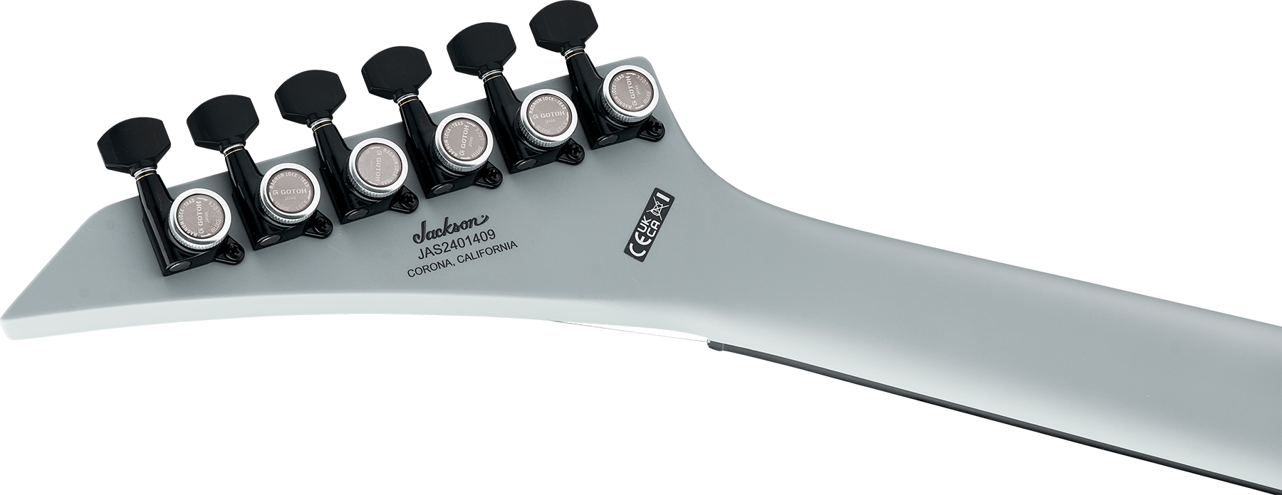 Jackson Sl2 Dx Ht American Soloist Usa 2h Seymour Duncan Eb - Satin Porsche Gray - E-Gitarre aus Metall - Variation 3