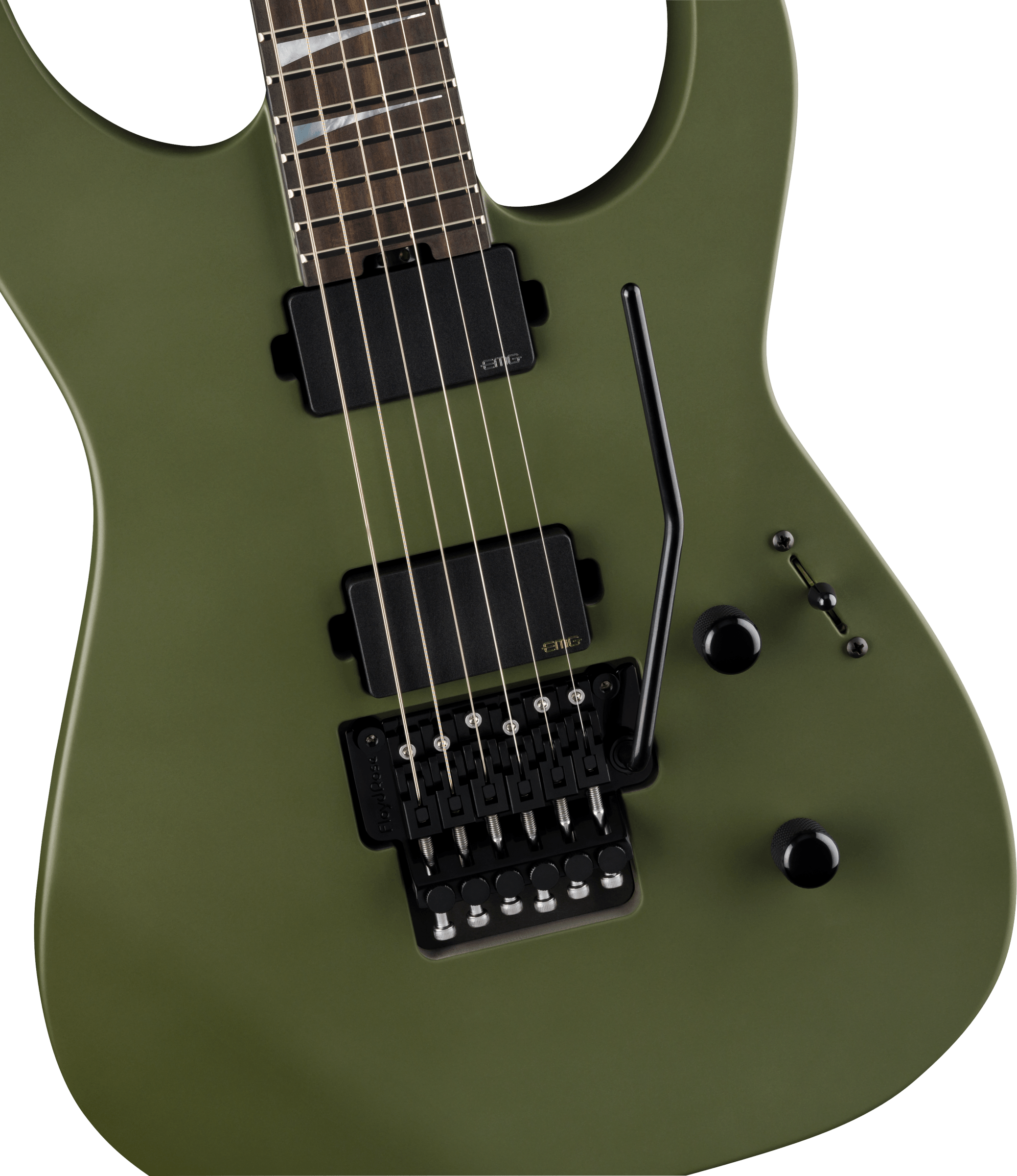 Jackson Sl2mg American Soloist Trem Hh Eb - Matte Army Drab - E-Gitarre aus Metall - Variation 2