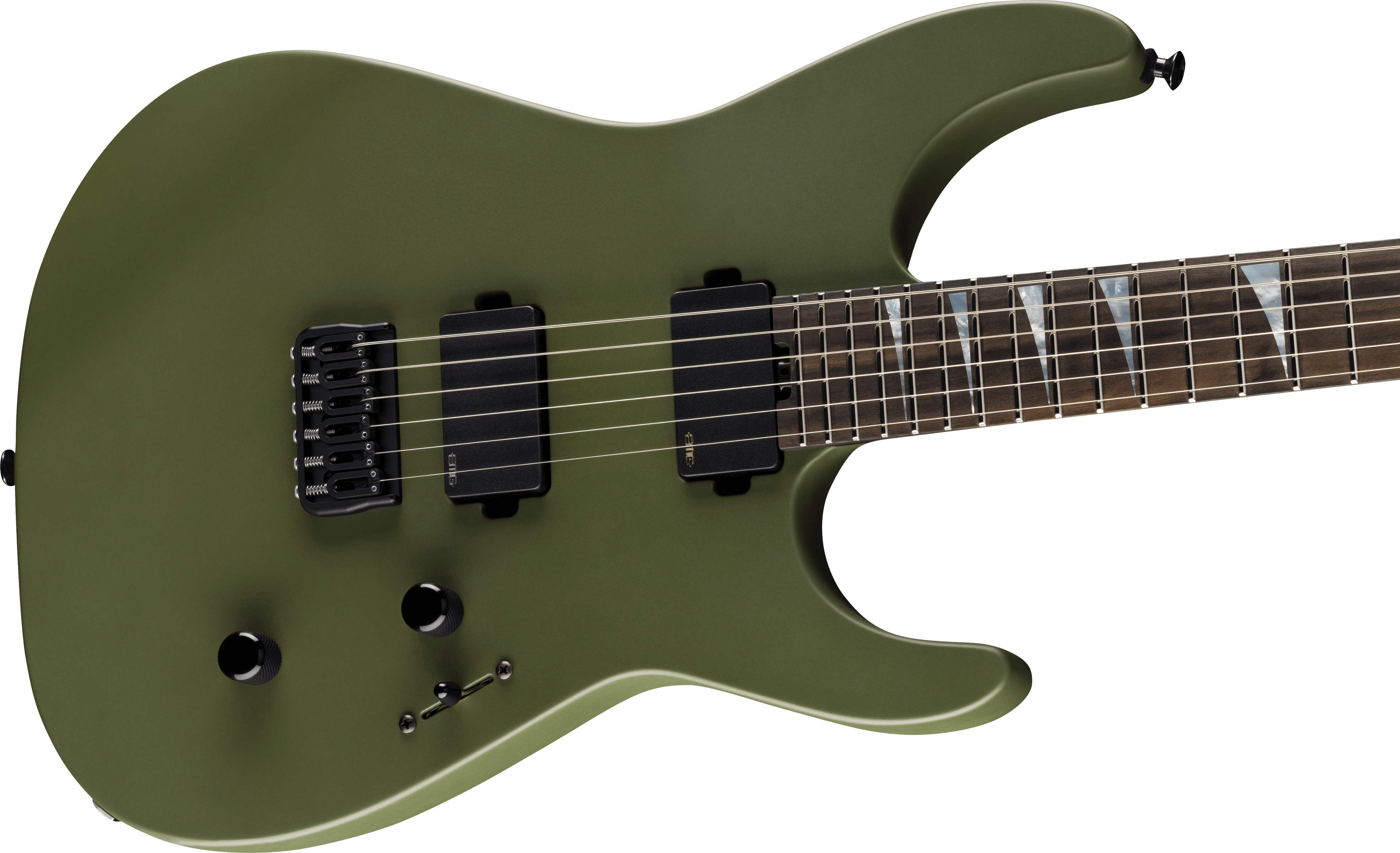 Jackson Sl2mg Ht American Soloist Ht Hh Eb - Matte Army Drab - E-Gitarre aus Metall - Variation 3