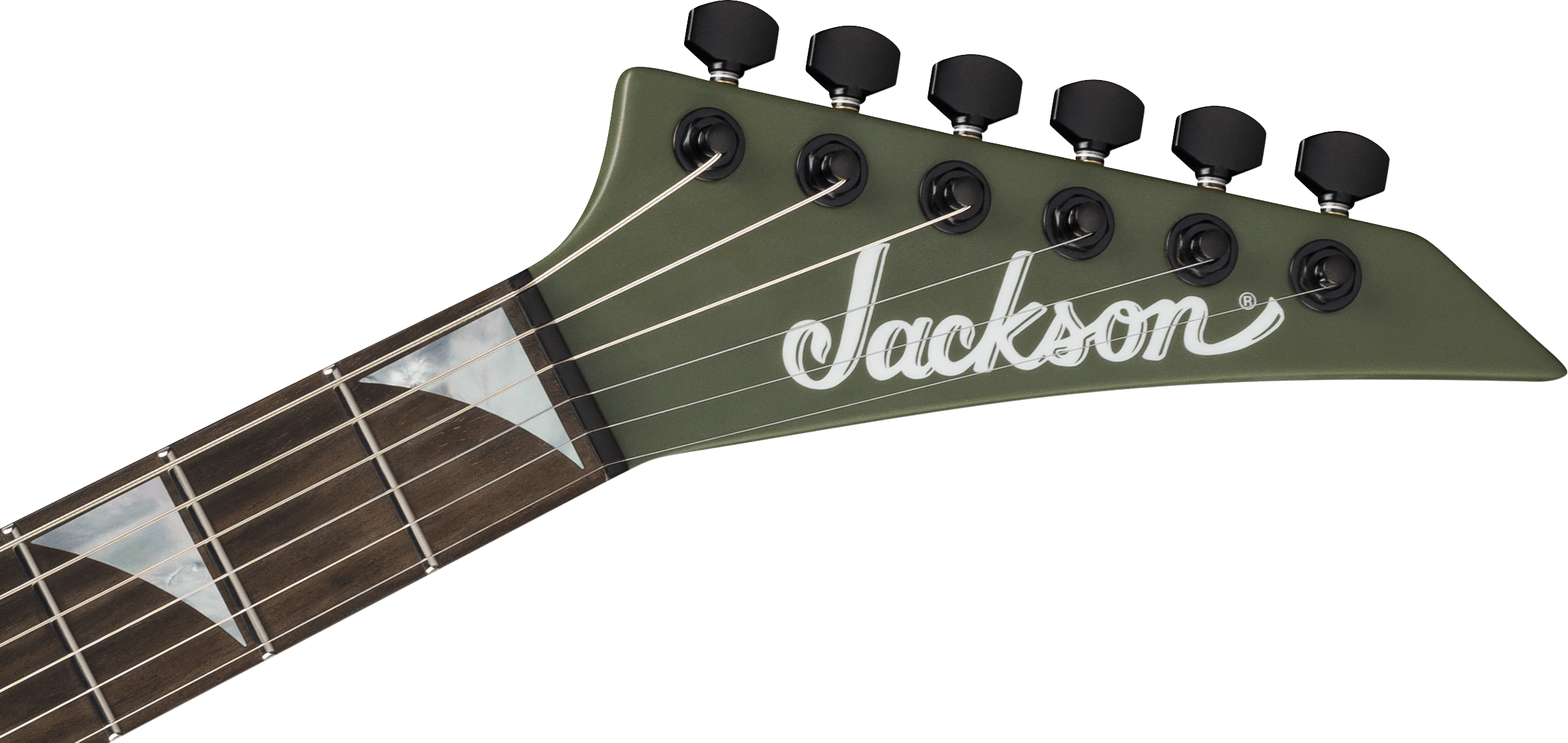 Jackson Sl2mg Ht American Soloist Ht Hh Eb - Matte Army Drab - E-Gitarre aus Metall - Variation 4