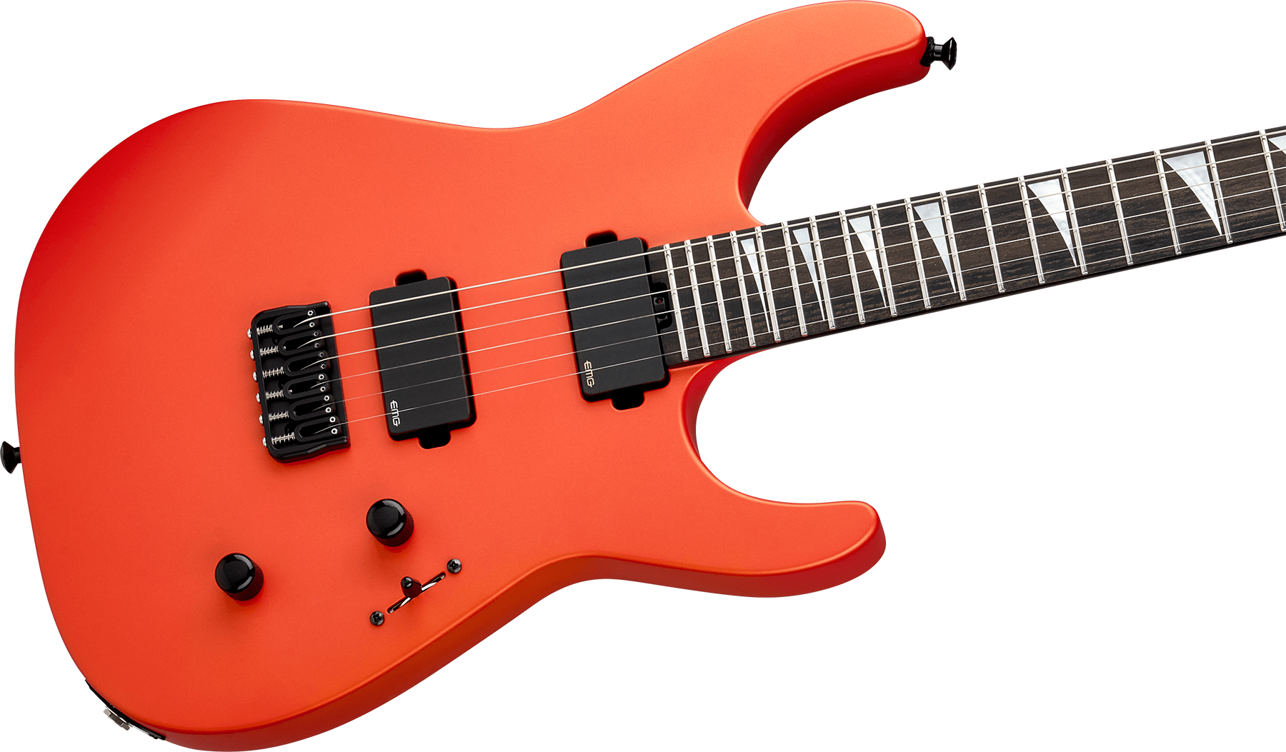 Jackson Sl2mg Ht American Soloist Usa 2h Emg Eb - Satin Lambo Orange - E-Gitarre aus Metall - Variation 2
