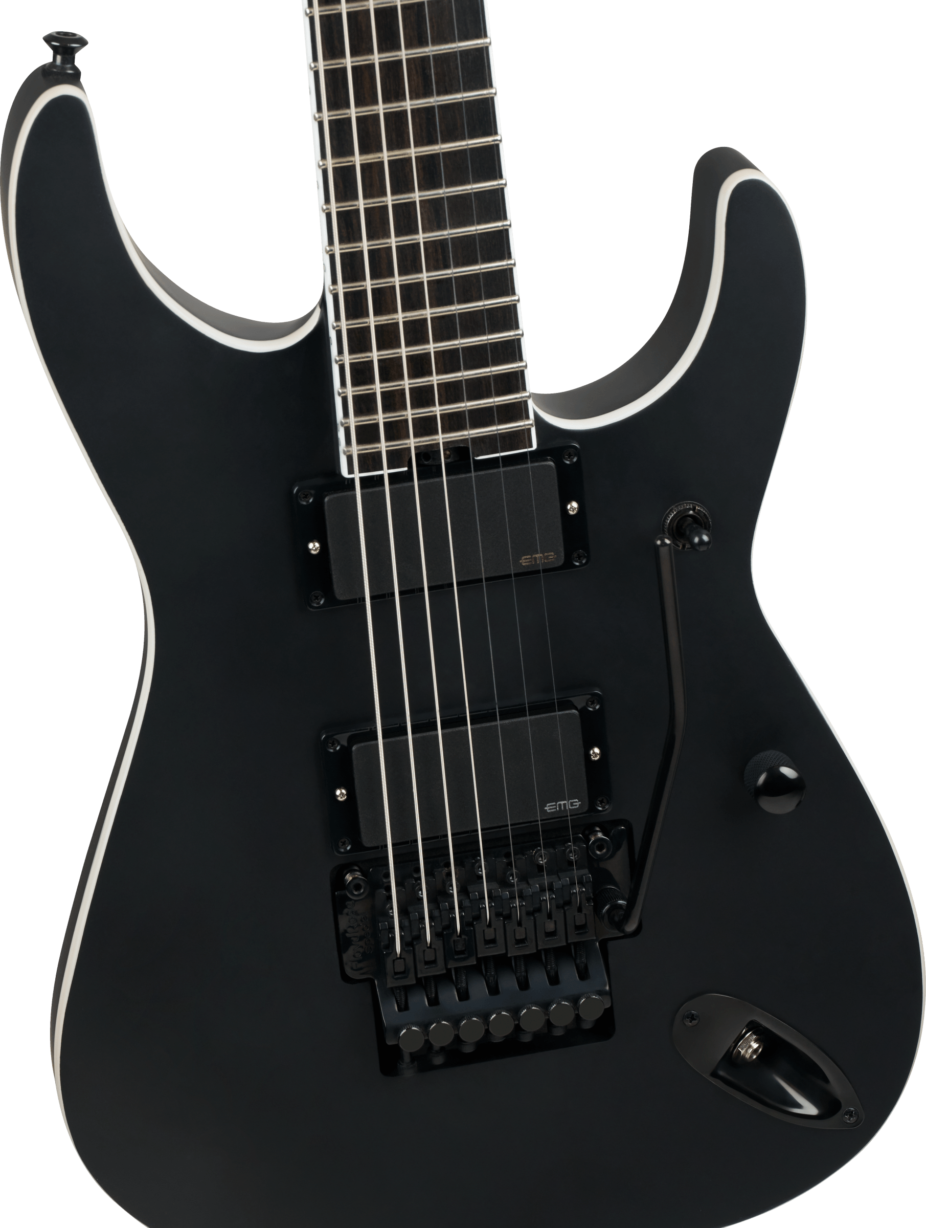 Jackson Sl7 Soloist Pro Series Chris Rorland Signature Fr Hh Eb - Satin Black - Signature-E-Gitarre - Variation 2