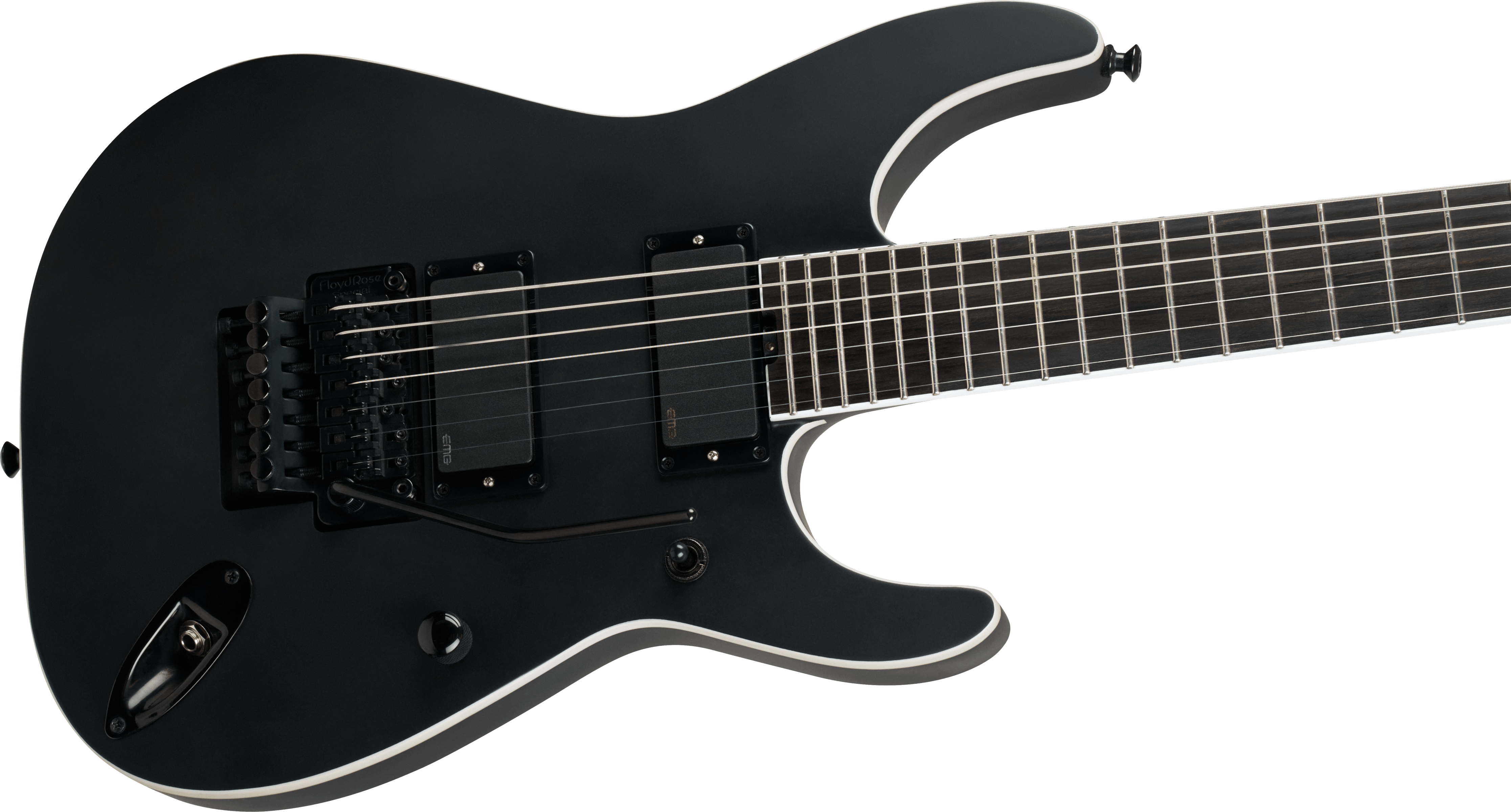 Jackson Sl7 Soloist Pro Series Chris Rorland Signature Fr Hh Eb - Satin Black - Signature-E-Gitarre - Variation 3
