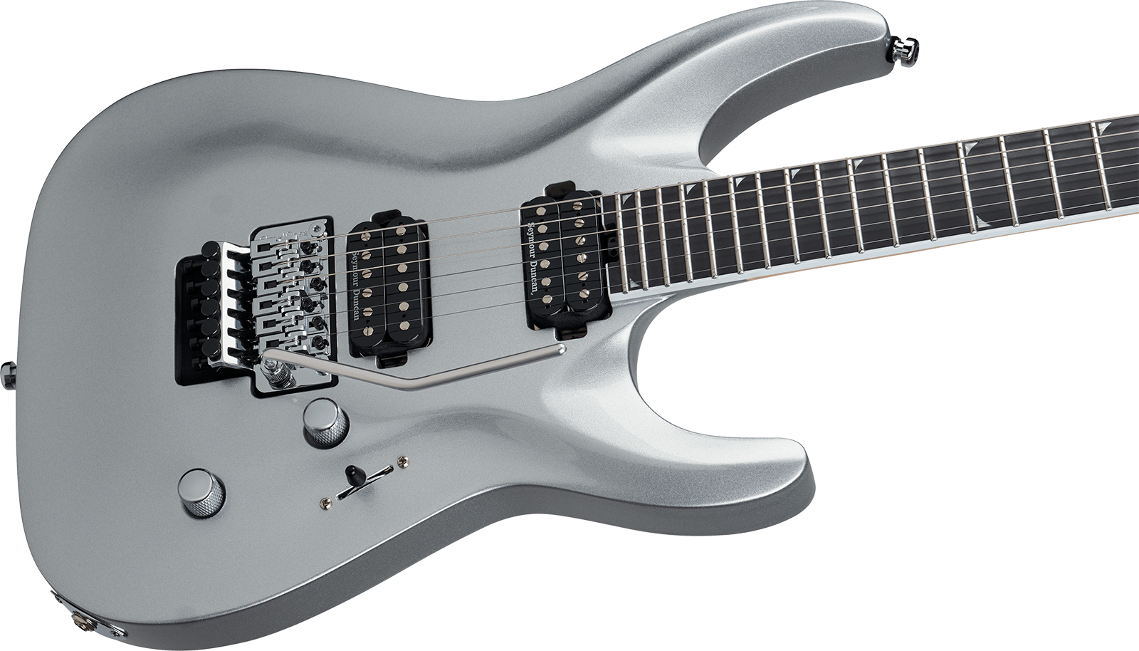 Jackson Sla2 Pro Plus 2h Seymour Duncan Fr Eb - Quicksilver - E-Gitarre aus Metall - Variation 2