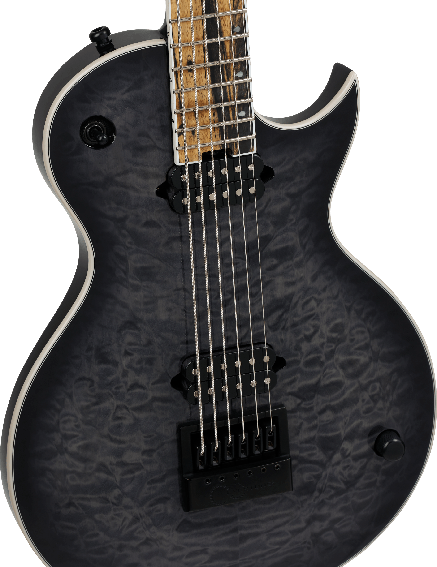 Jackson Sleep Token Iv Monarkh Pro Plus Signature Baryton Ht Ht Eb - Transparent Black Burst - Bariton E-Gitarre - Variation 2