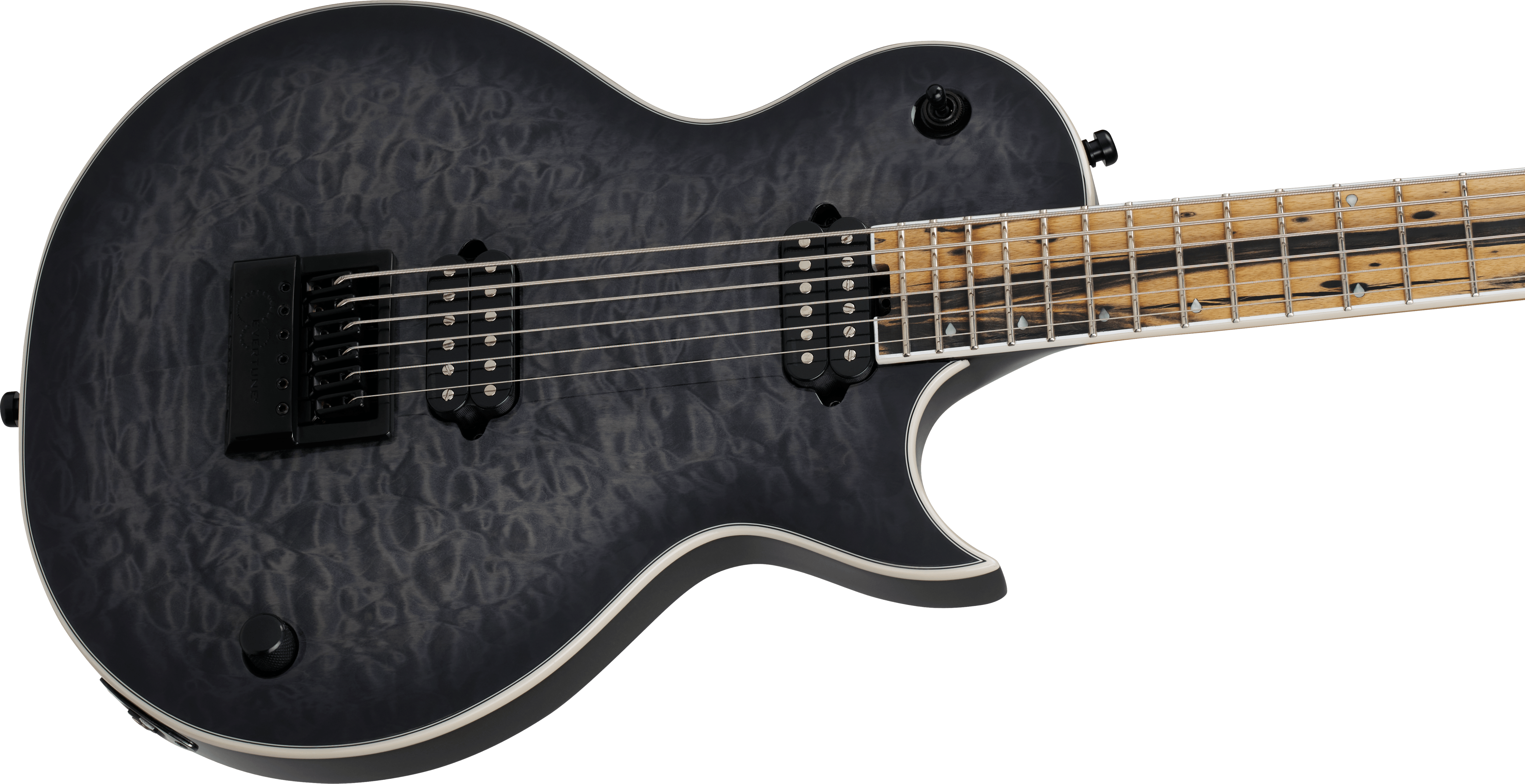 Jackson Sleep Token Iv Monarkh Pro Plus Signature Baryton Ht Ht Eb - Transparent Black Burst - Bariton E-Gitarre - Variation 3
