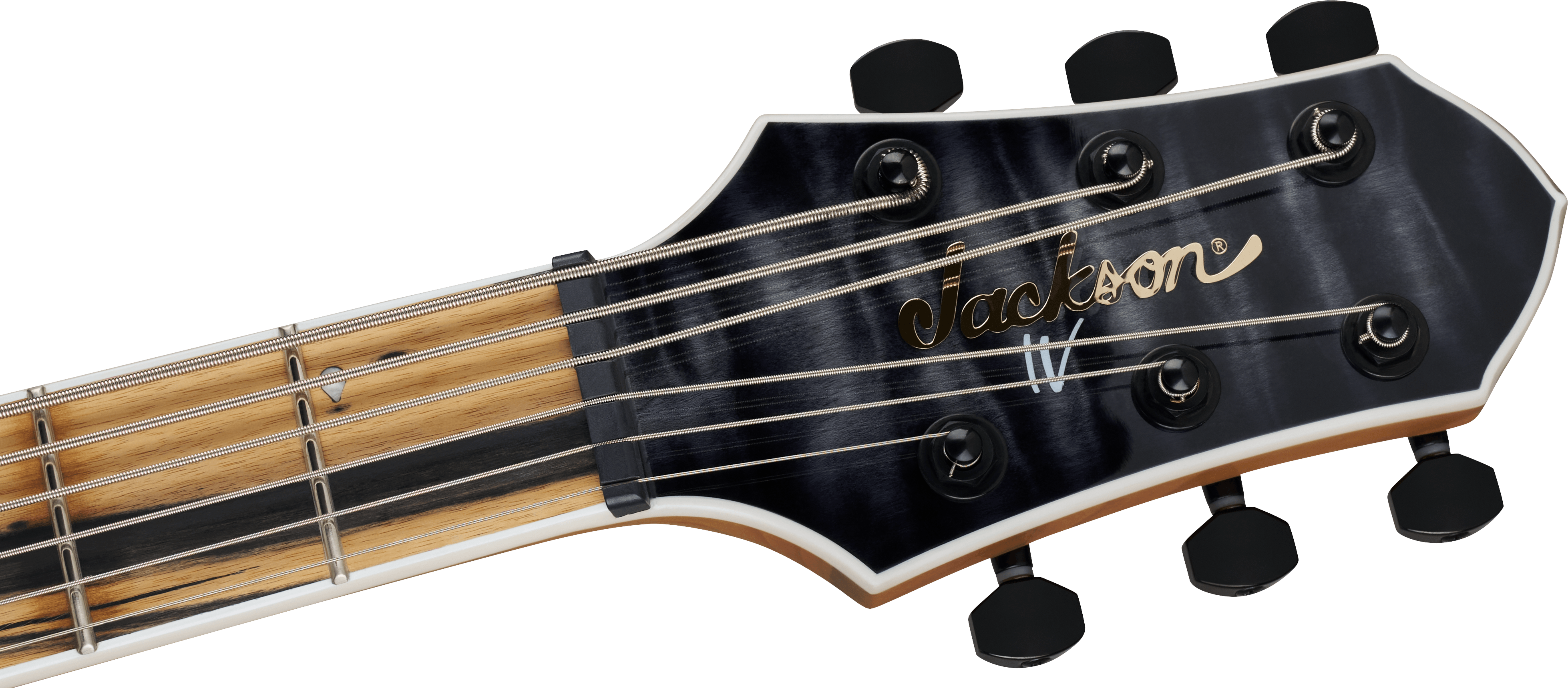 Jackson Sleep Token Iv Monarkh Pro Plus Signature Baryton Ht Ht Eb - Transparent Black Burst - Bariton E-Gitarre - Variation 4