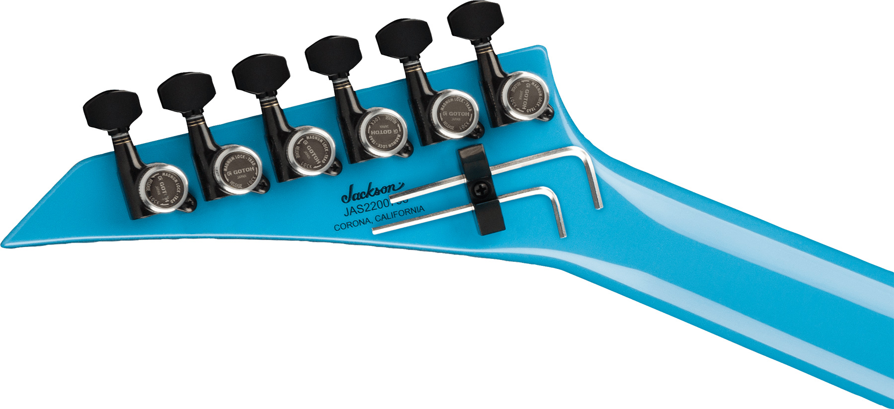 Jackson Soloist Sl3 American Series Usa Hss Seymour Duncan Fr Eb - Riviera Blue - E-Gitarre in Str-Form - Variation 3