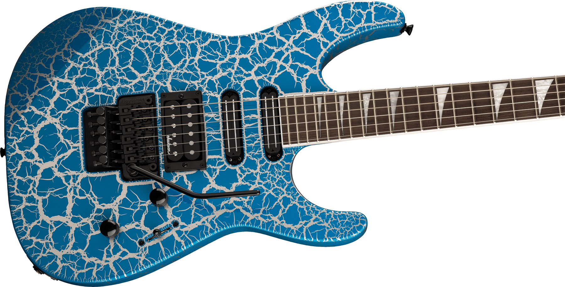 Jackson Soloist Sl3x Dx Hstst Fr Lau - Frost Byte Crackle - E-Gitarre in Str-Form - Variation 2