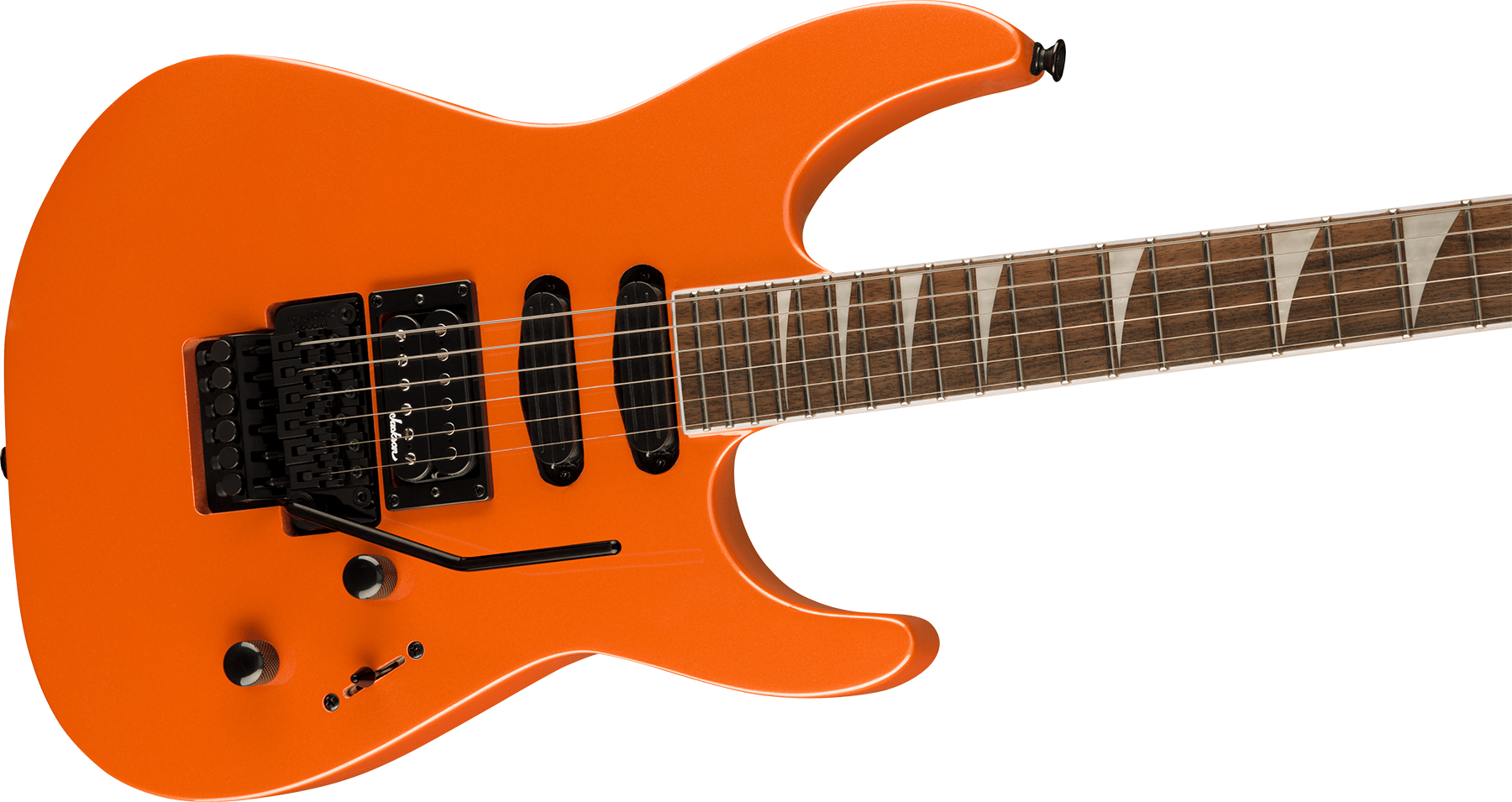 Jackson Soloist Sl3x Dx Hstst Fr Lau - Lambo Orange - E-Gitarre in Str-Form - Variation 2