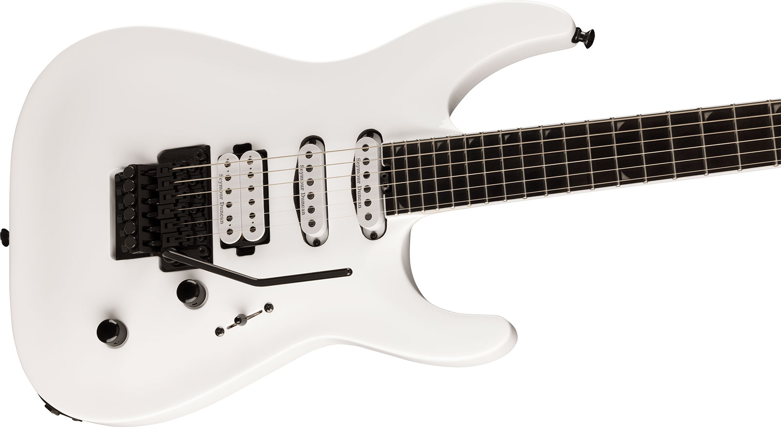 Jackson Soloist Sla3 Pro Plus Hss Seymour Duncan Fr Eb - Snow White - E-Gitarre in Str-Form - Variation 2