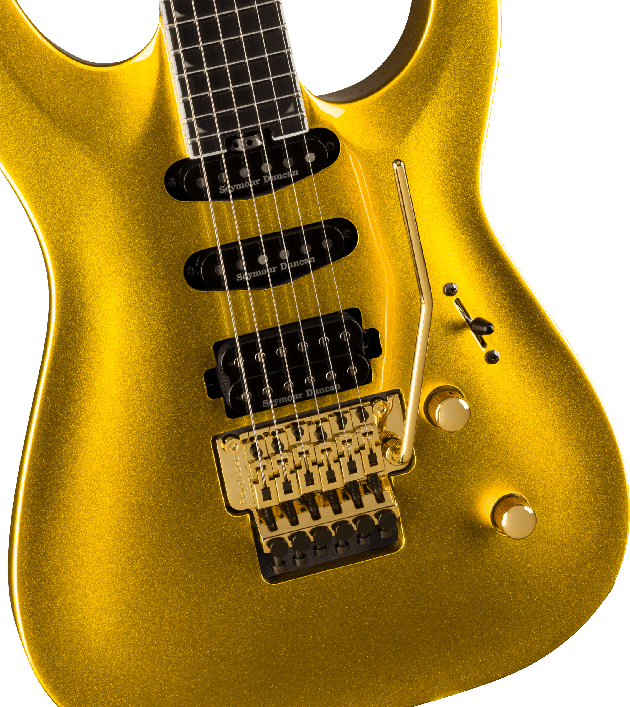Jackson Soloist Sla3 Pro Plus Hss Seymour Duncan Fr Eb - Gold Bullion - E-Gitarre in Str-Form - Variation 2