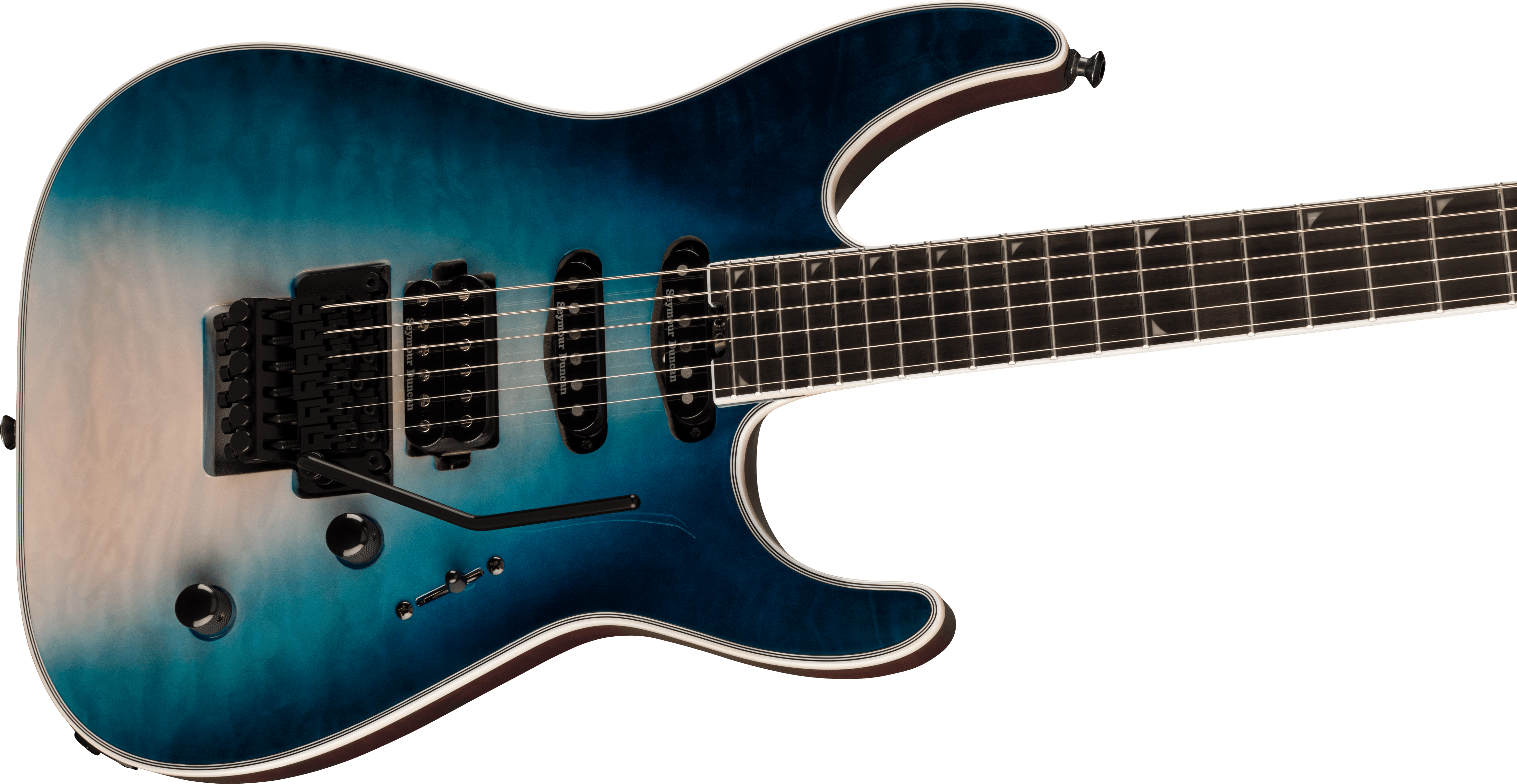 Jackson Soloist Sla3q Pro Plus Hss Seymour Duncan Fr Eb - Polar Burst - E-Gitarre in Str-Form - Variation 3