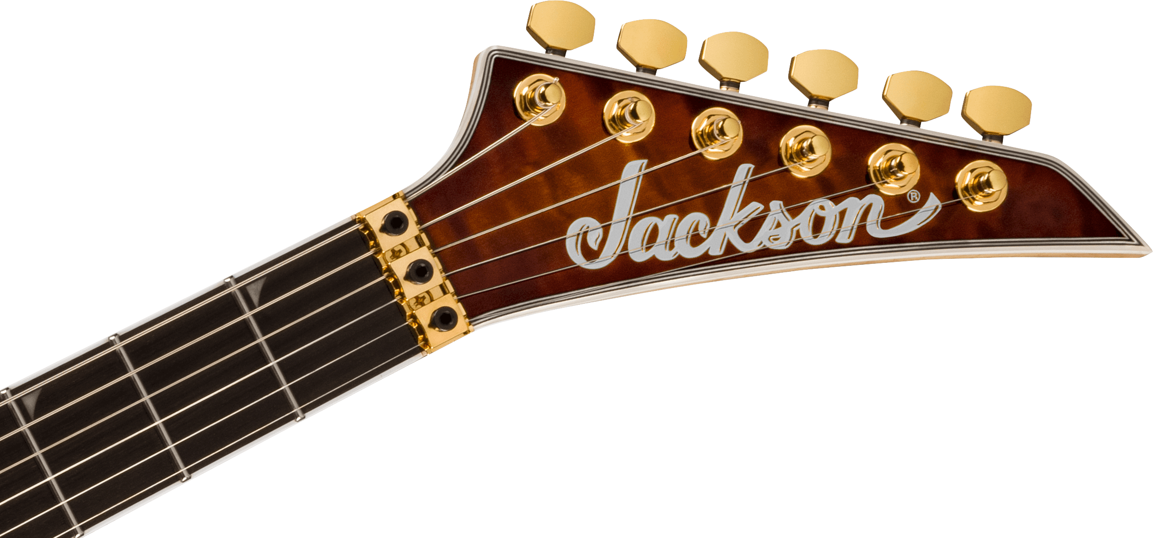 Jackson Soloist Sla3q Pro Plus Hss Seymour Duncan Fr Eb - Amber Tiger Eye - E-Gitarre in Str-Form - Variation 4