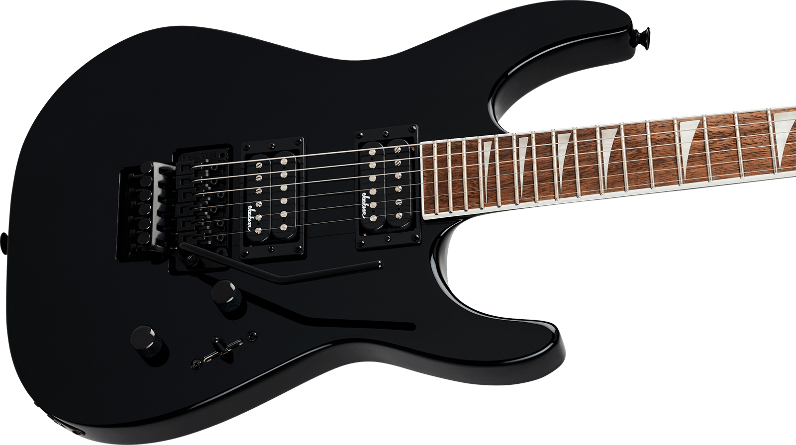 Jackson Soloist Slx Dx X-series 2h Fr Lau - Gloss Black - E-Gitarre aus Metall - Variation 2