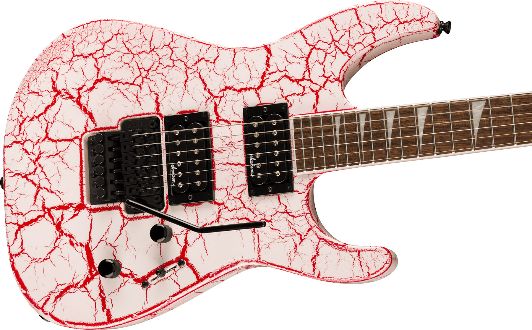 Jackson Soloist Slx Dx X-series Fr 2h Lau - Bloodshot Crackle - E-Gitarre aus Metall - Variation 2