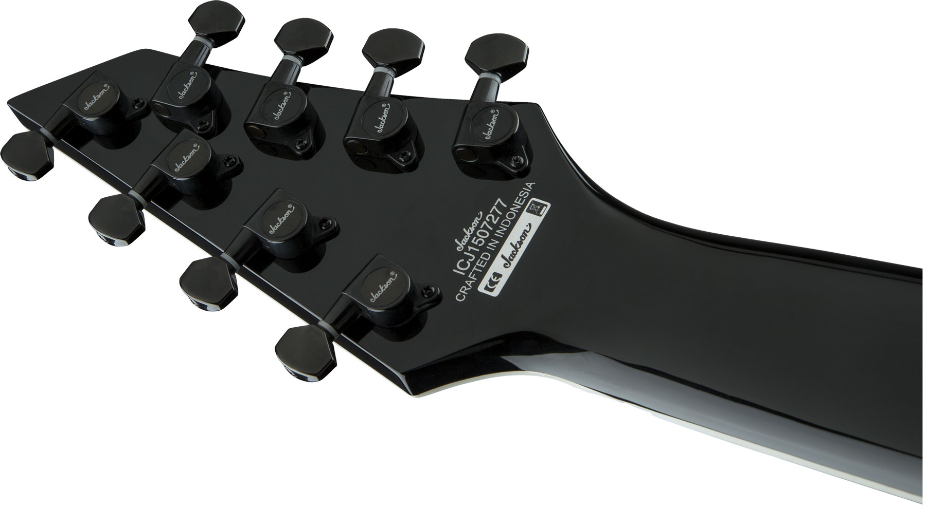 Jackson Soloist Arch Top Slat8 Ms X Mah 2h Ht Lau - Black - 8- und 9-saitige E-Gitarre - Variation 3