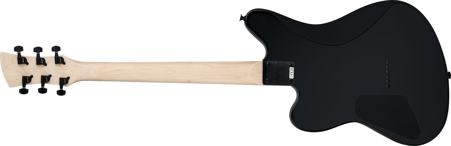 Jackson Surfcaster Js22 Ht 2h Ama - Gloss Black - Retro-Rock-E-Gitarre - Variation 1