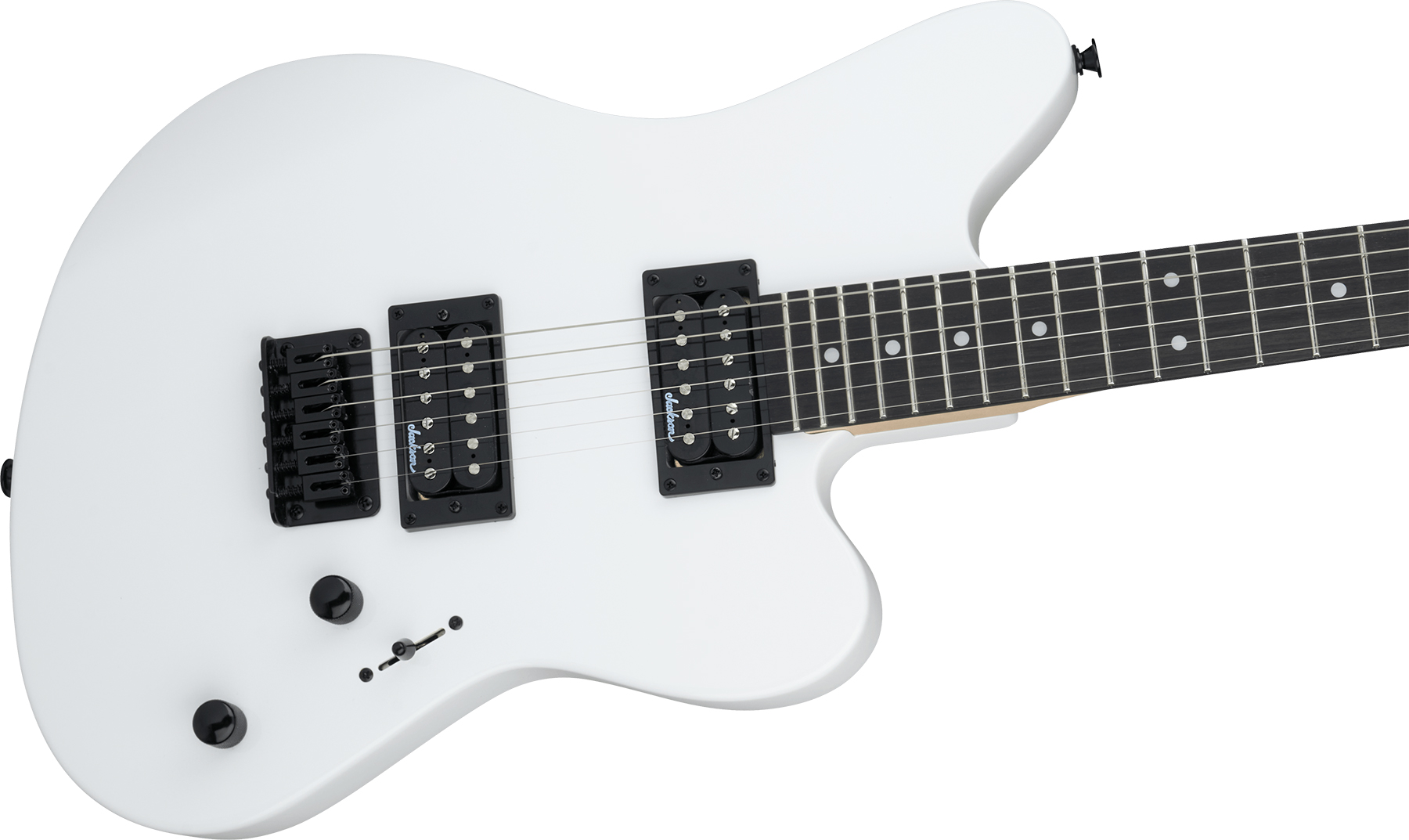 Jackson Surfcaster Js22 Ht 2h Ama - Snow White - Retro-Rock-E-Gitarre - Variation 2