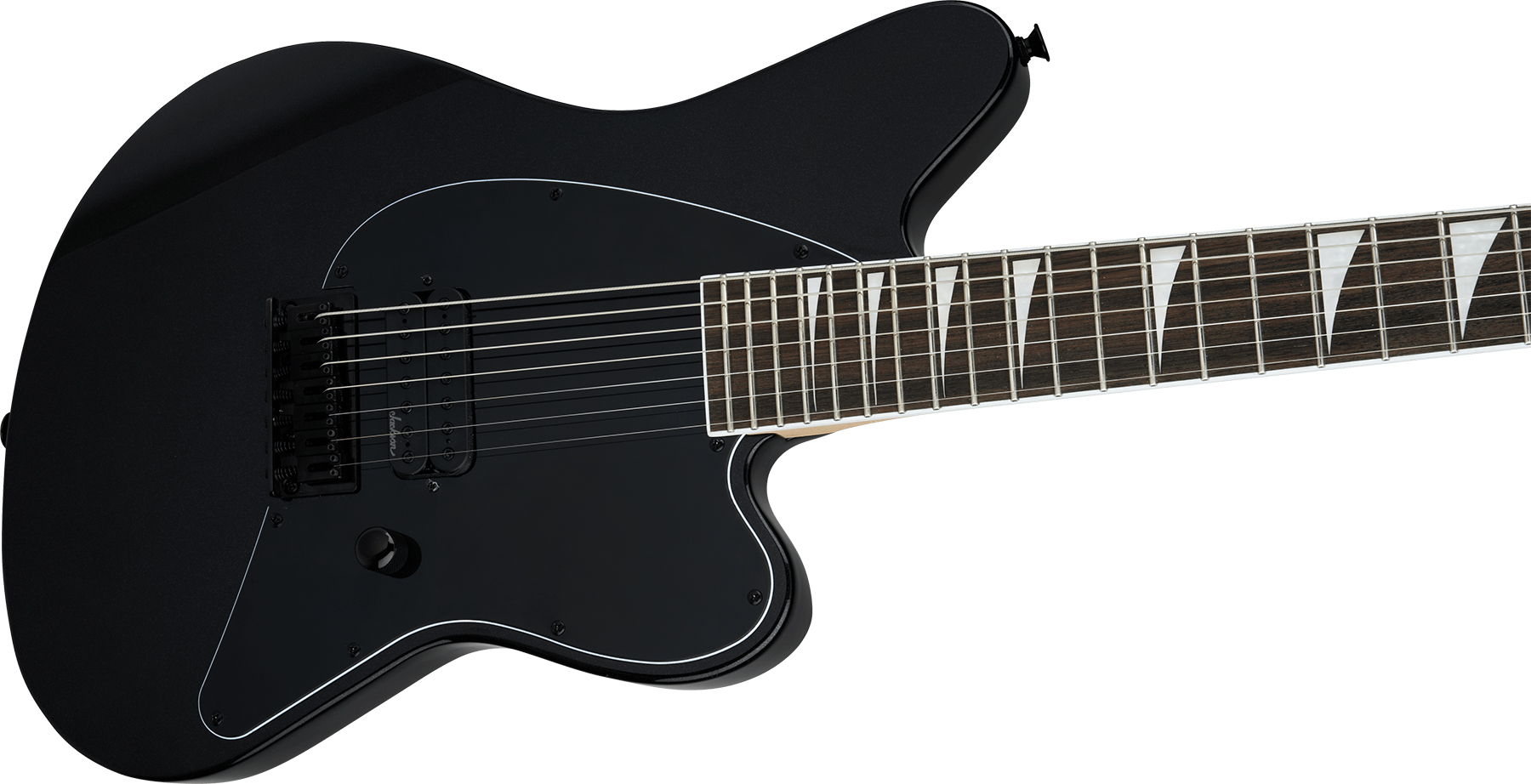 Jackson Surfcaster Sc Ht7 7c Baryton 1h Lau - Metallic Black - Bariton E-Gitarre - Variation 2