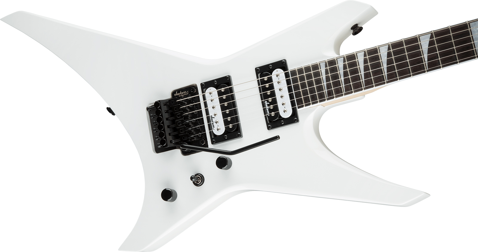 Jackson Warrior Js32 2h Fr Ama - Snow White - E-Gitarre aus Metall - Variation 1