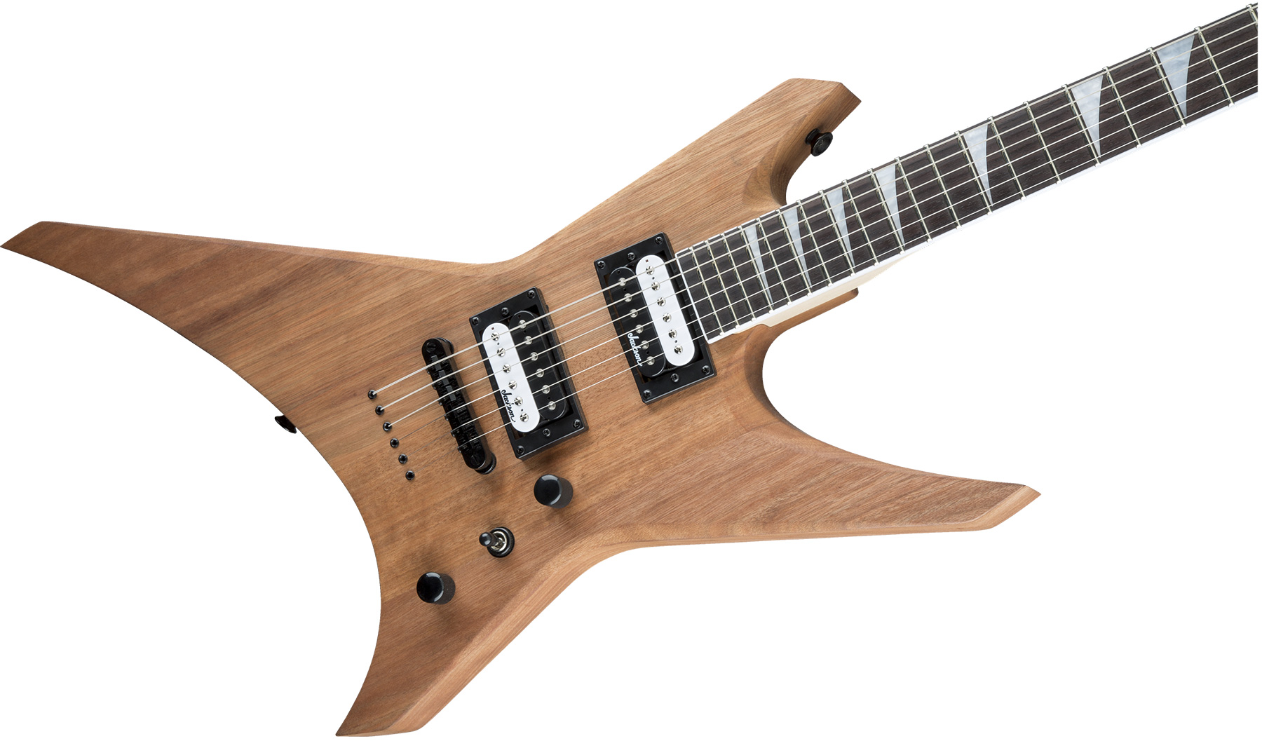 Jackson Warrior Js32t 2h Ht Ama - Natural Oil - E-Gitarre aus Metall - Variation 2