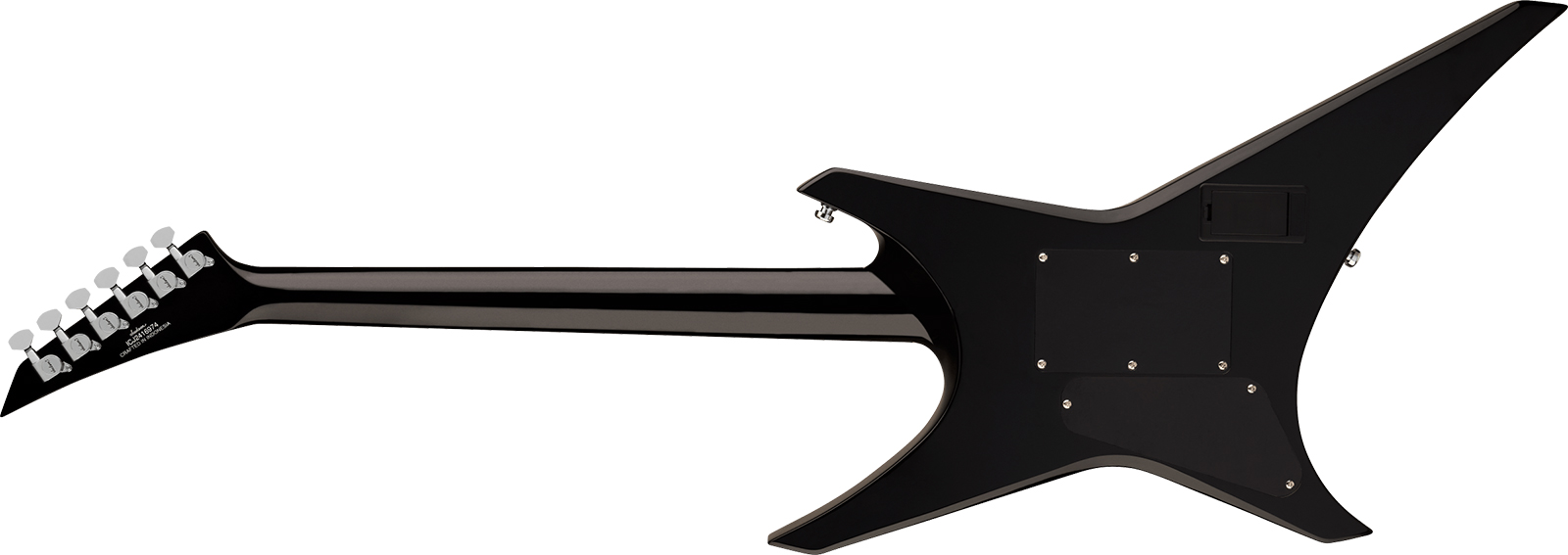 Jackson Warrior Wr1a Pro Plus Pure Metal Ltd 1h Fishman Fluence Modern Fr Eb - Gloss Black - E-Gitarre aus Metall - Variation 1