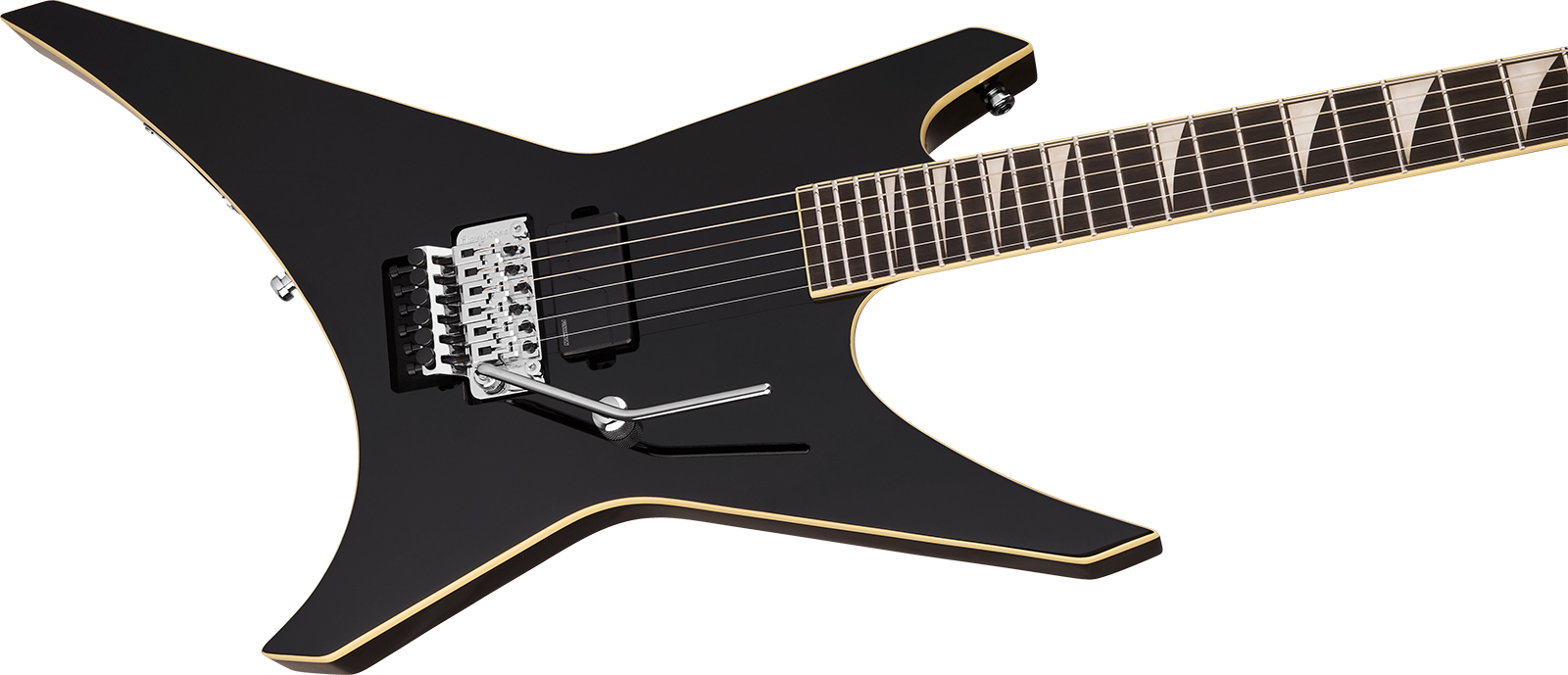 Jackson Warrior Wr1a Pro Plus Pure Metal Ltd 1h Fishman Fluence Modern Fr Eb - Gloss Black - E-Gitarre aus Metall - Variation 2