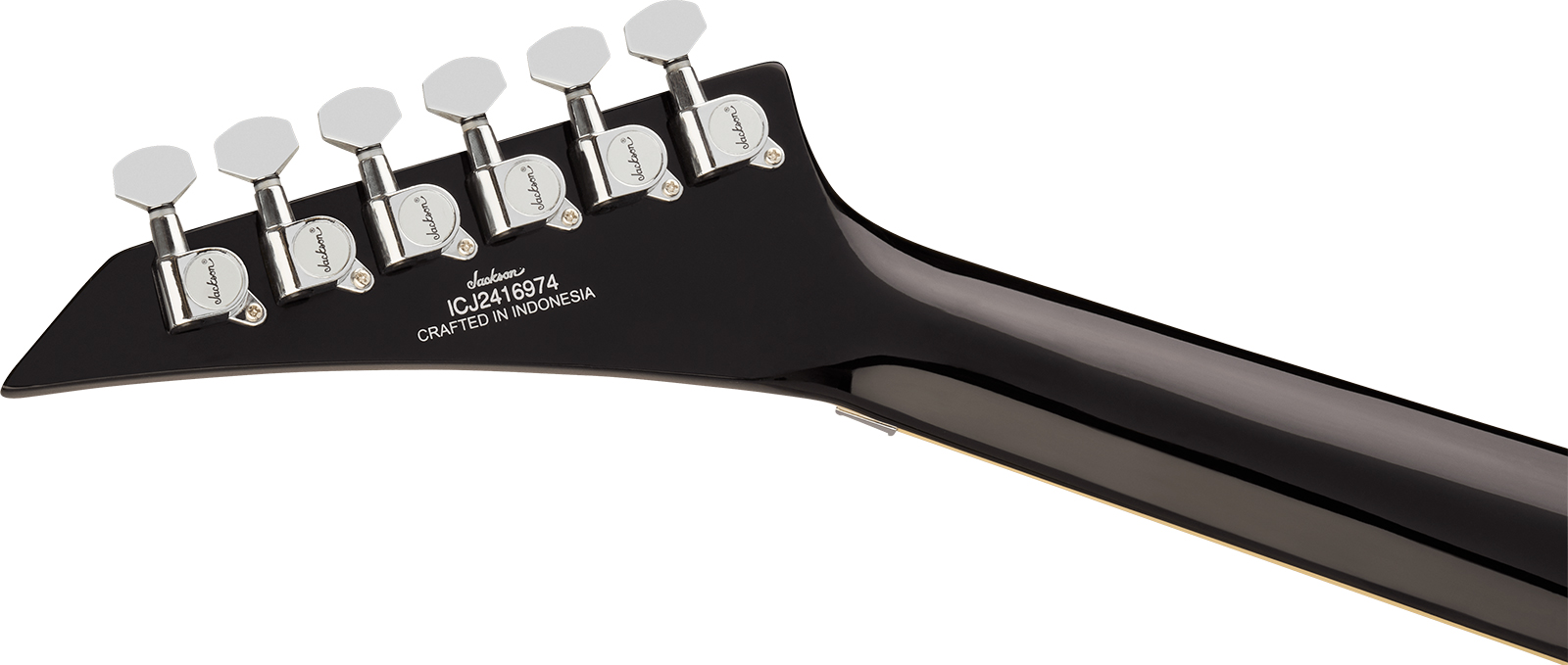 Jackson Warrior Wr1a Pro Plus Pure Metal Ltd 1h Fishman Fluence Modern Fr Eb - Gloss Black - E-Gitarre aus Metall - Variation 3