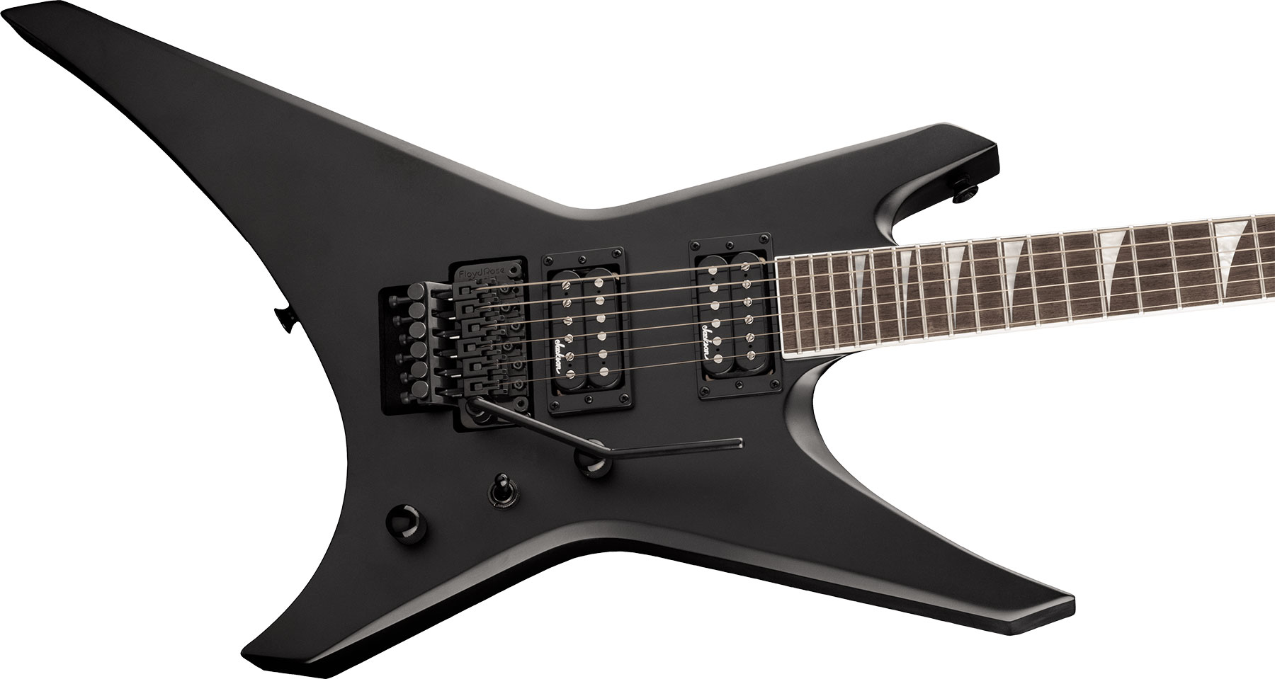 Jackson Warrior Wrx24 2h Fr Lau - Satin Black - E-Gitarre aus Metall - Variation 2