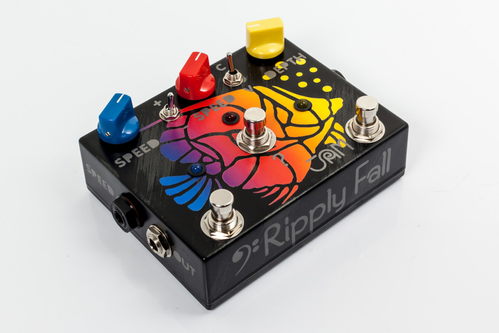 Jam Ripply Fall Bass Chorus Vibrato Phaser - Modulation/Chorus/Flanger/Phaser/Tremolo Effektpedal - Variation 2